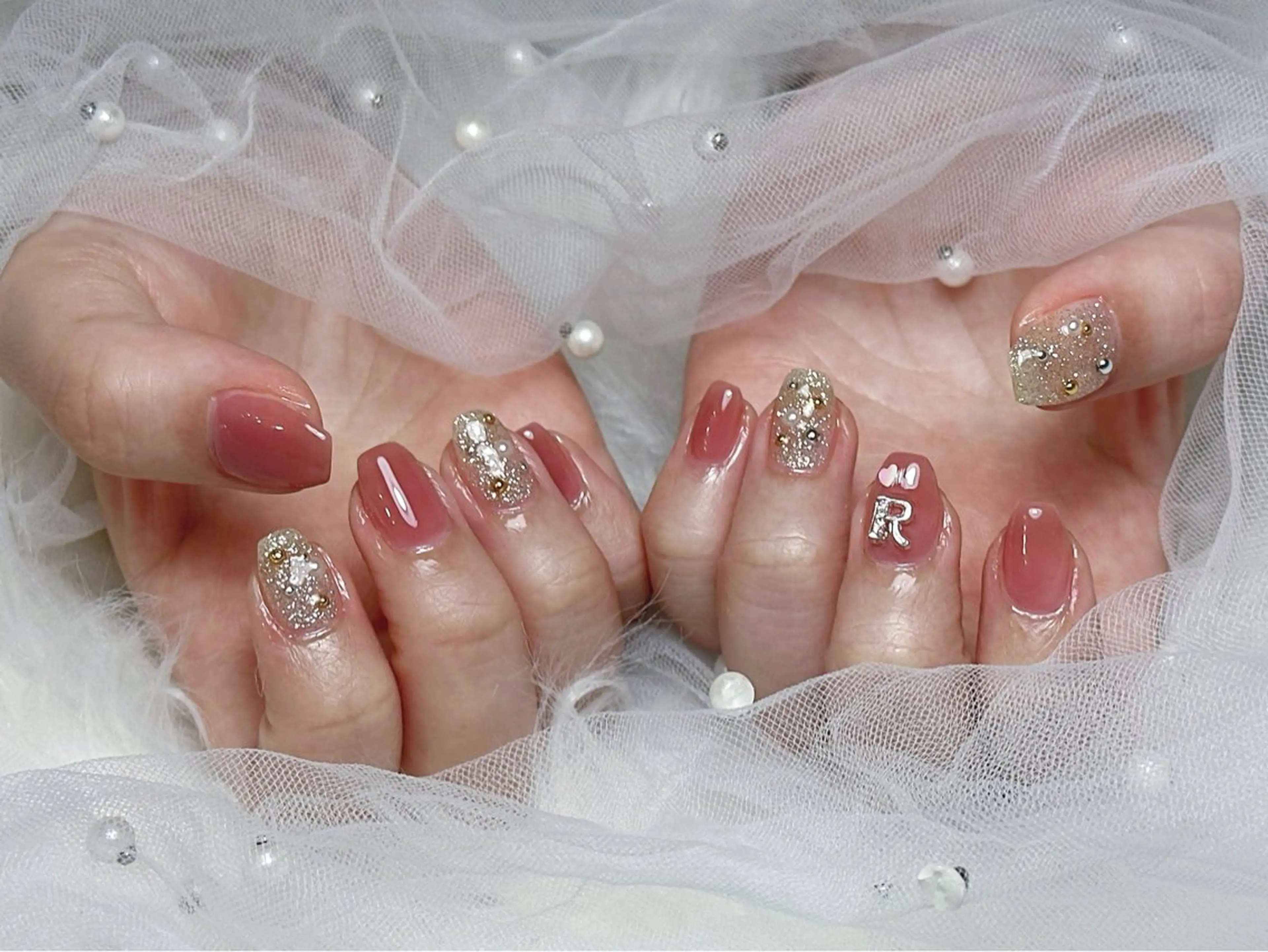 ネイル ハンドネイル 【Eclat ｴｸﾗ】nail＆beauty所属・Eclat〔ｴｸﾗ〕 MOEKA𝜗𝜚*のネイルデザイン