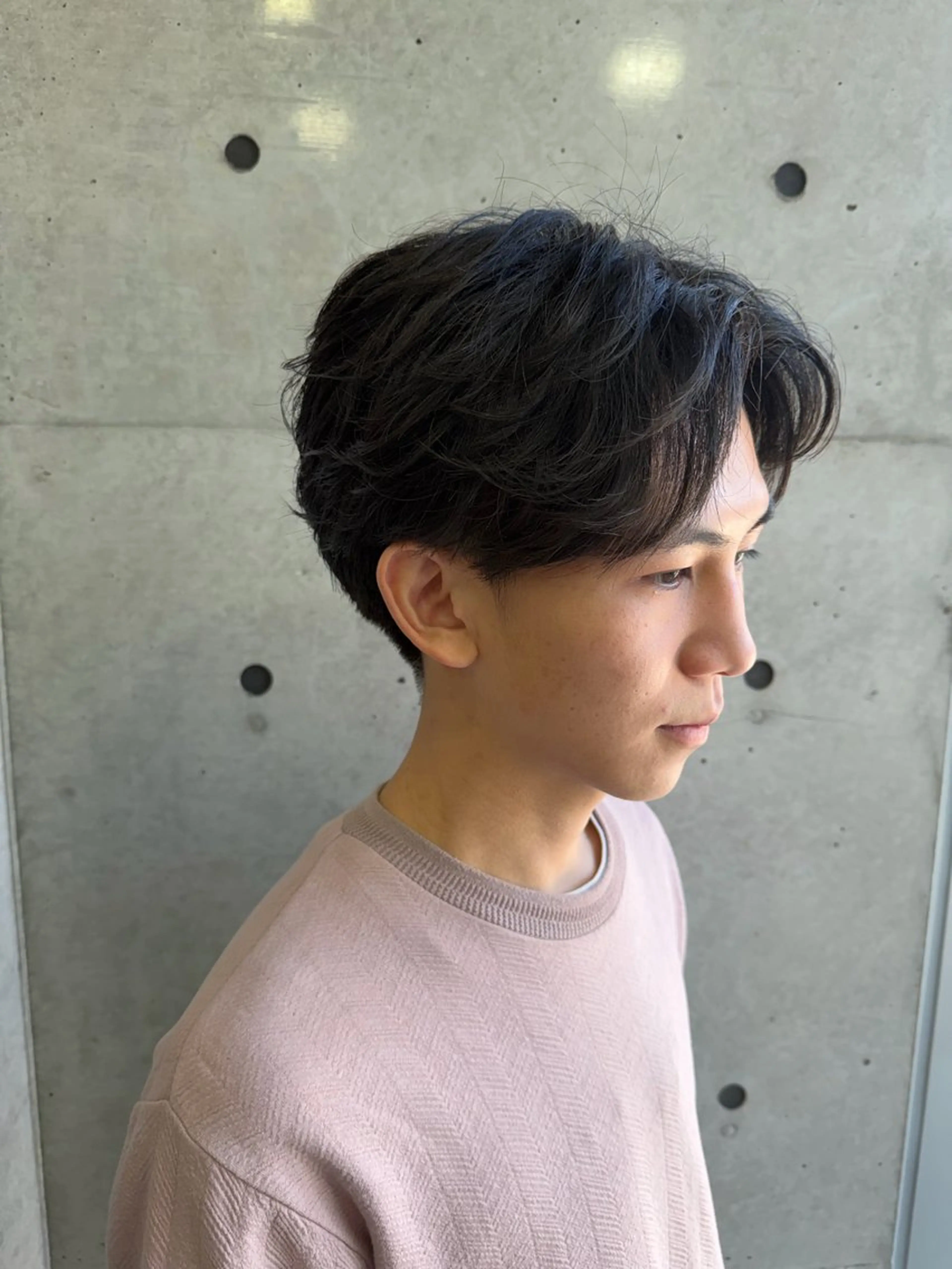 メンズ センターパート カット RYUSEI/メンズ スタイル.パーマのヘアスタイル