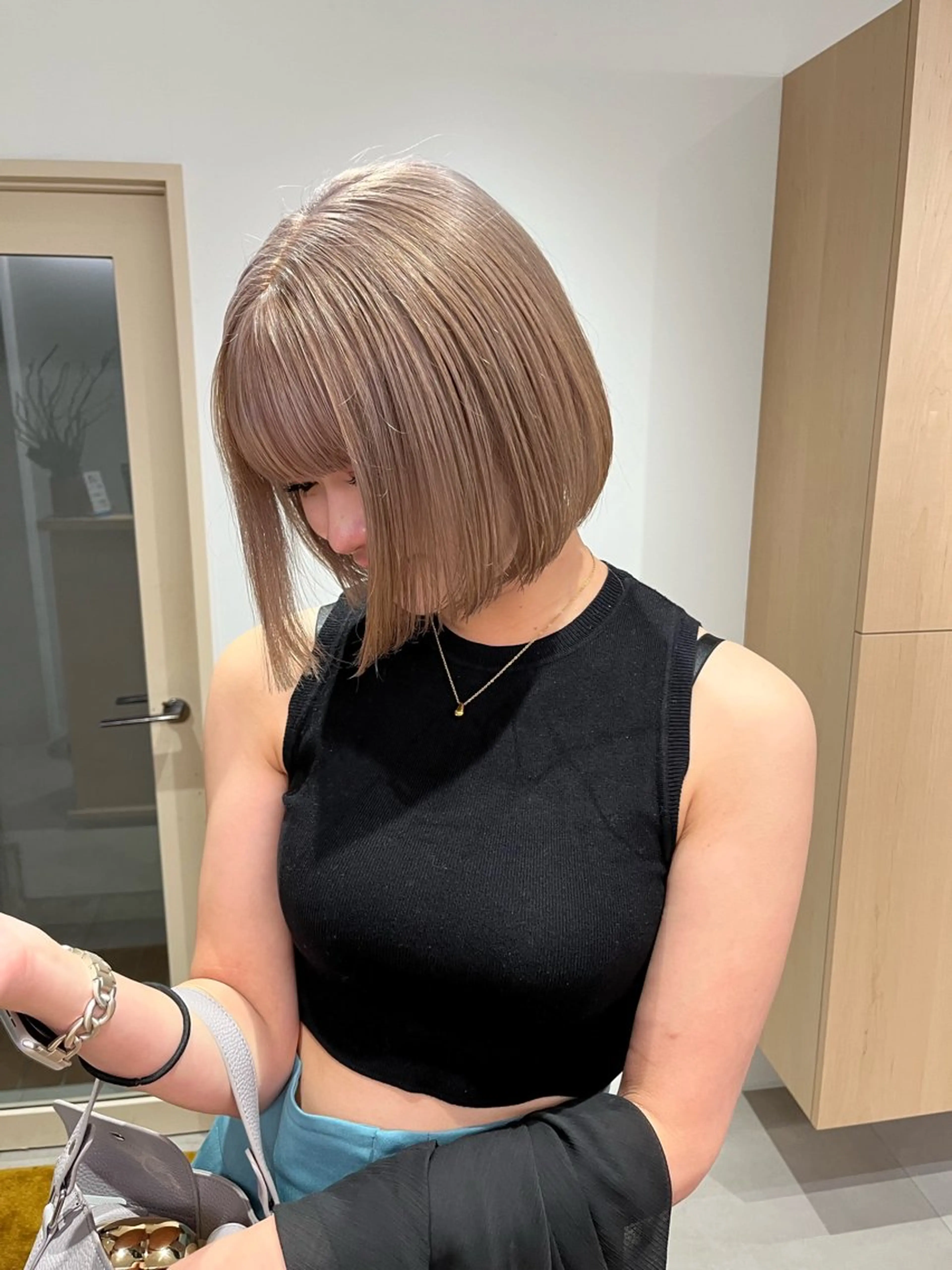 ミディアム カラー お洒落パーマ/ボブ ❄️Tomoka❄️のヘアスタイル