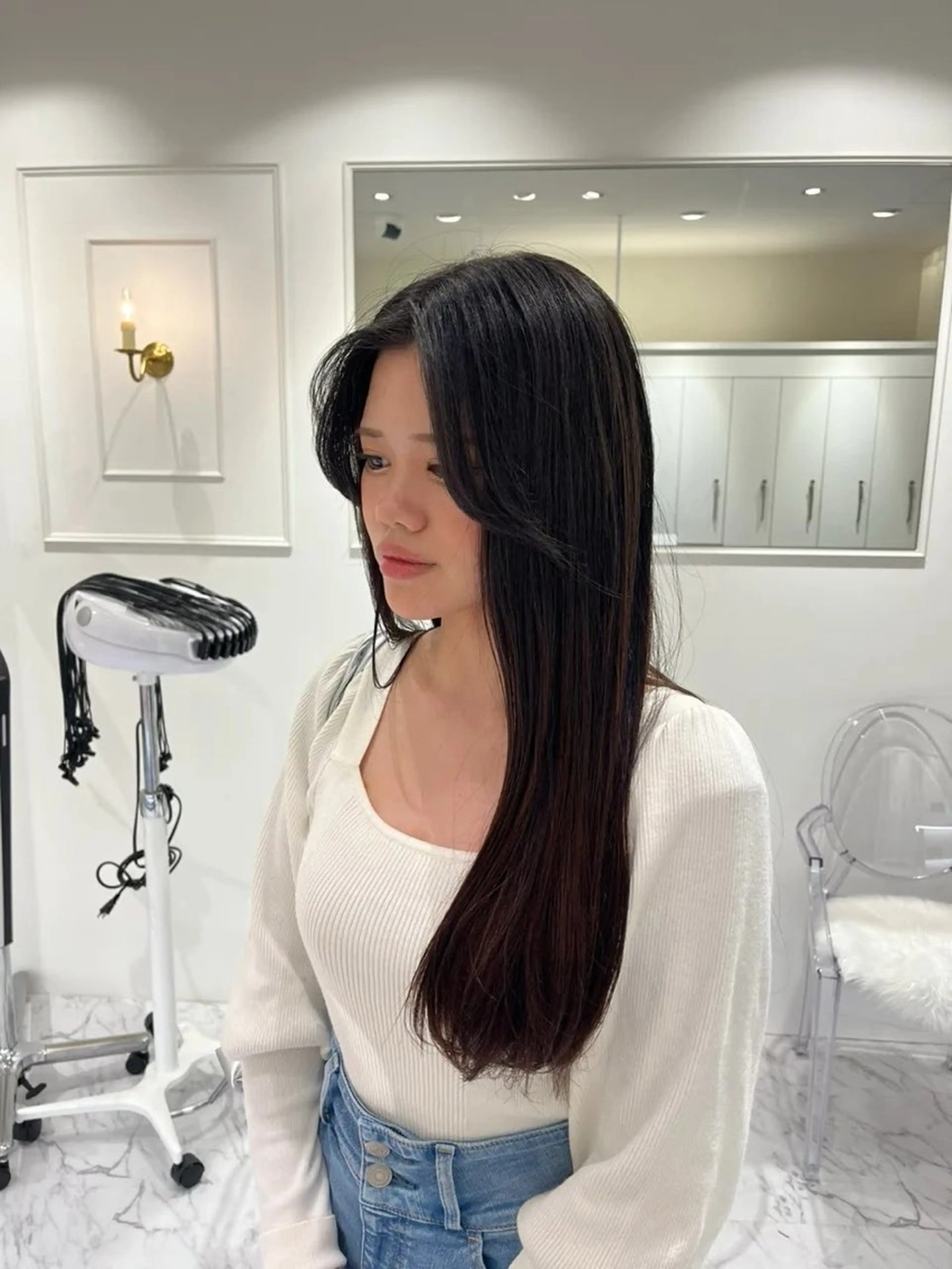 ロング カット ParveMix /石田 佳澄🩶のヘアスタイル