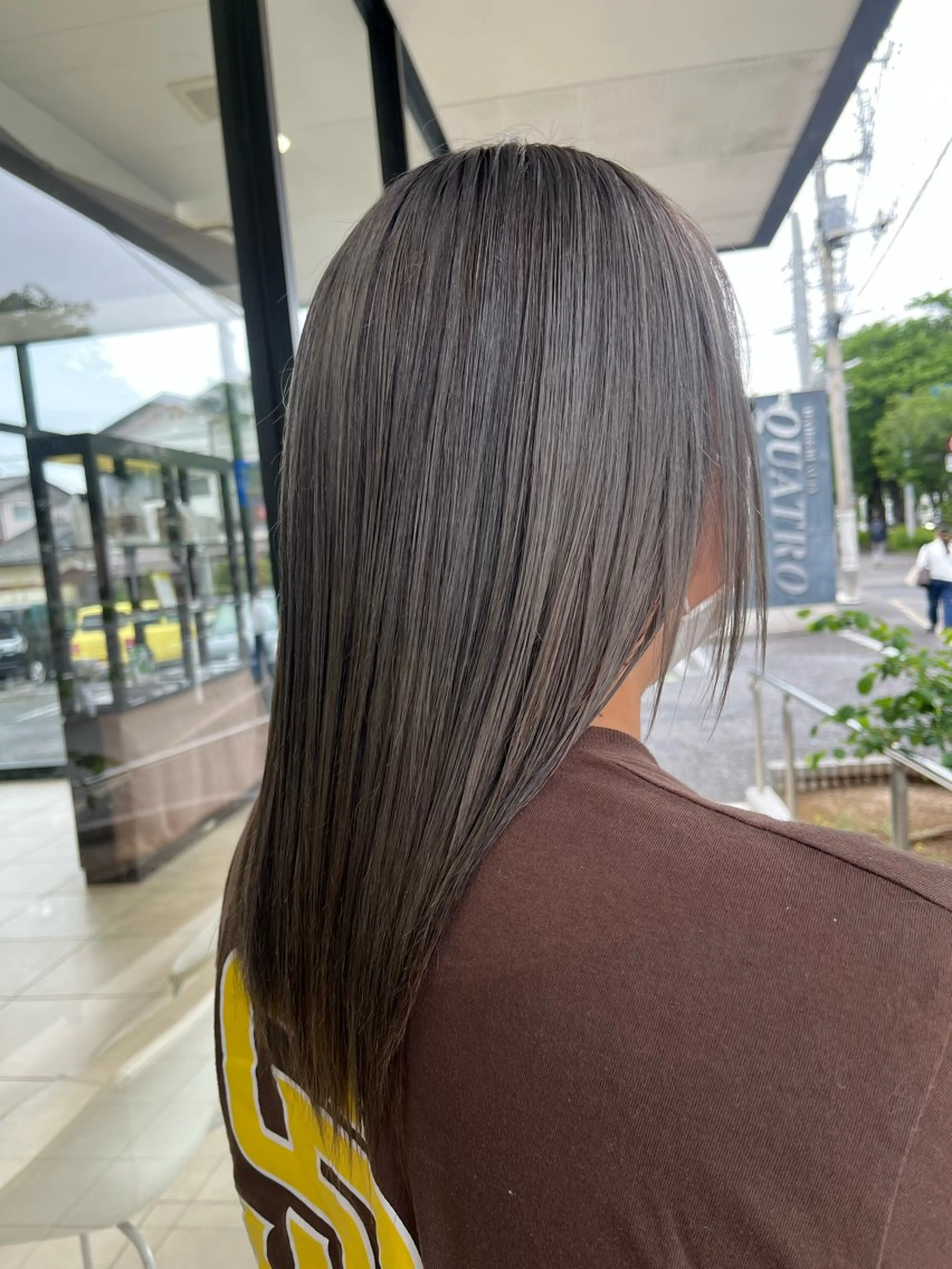 ミディアム hair and beauty QUATRO 赤塚店所属・QUATROカラー 予約‪のヘアスタイル