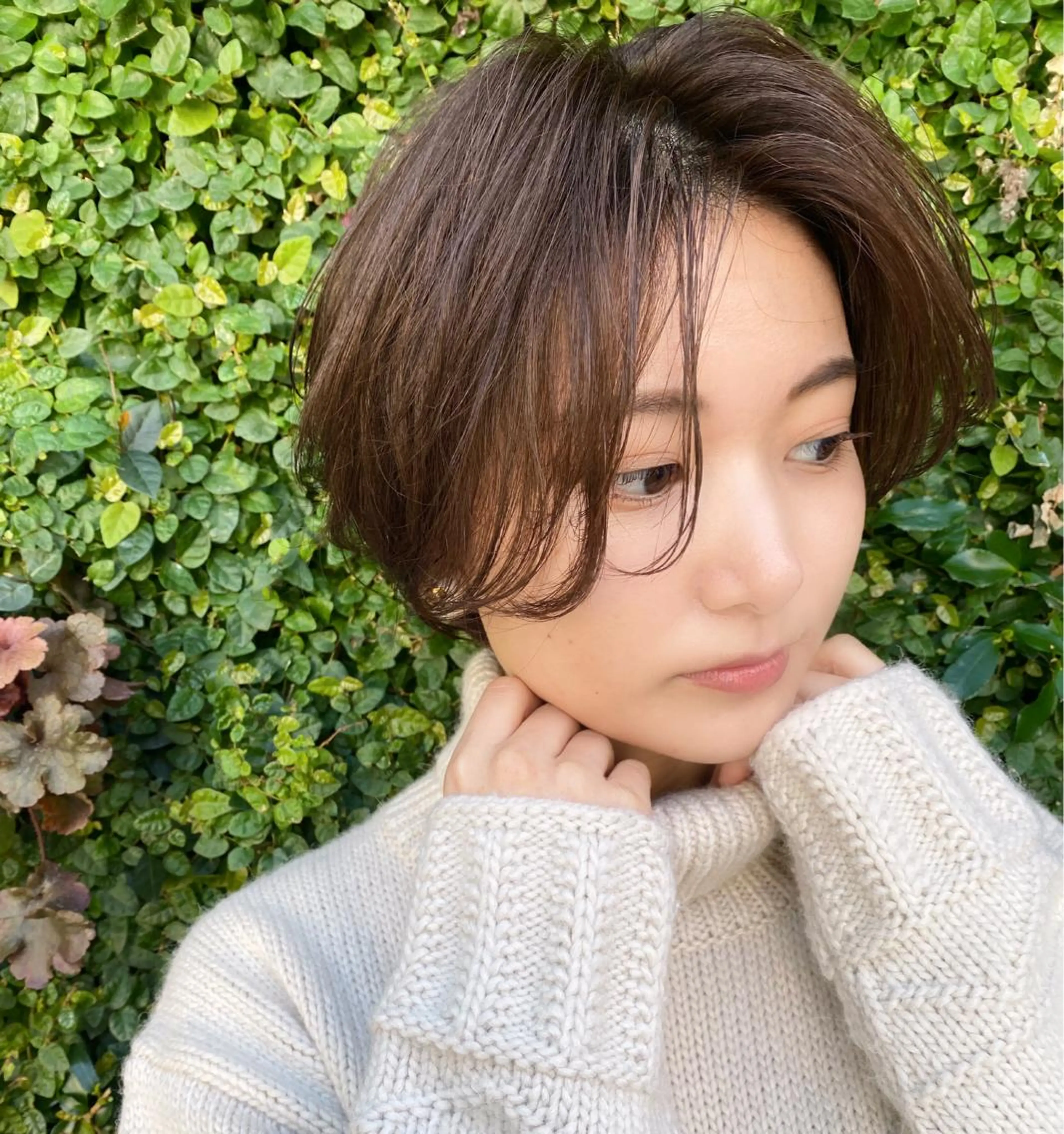 ショート カラー ショートヘア カット ヘアカラー トリートメント 山崎 雄太のヘアスタイル