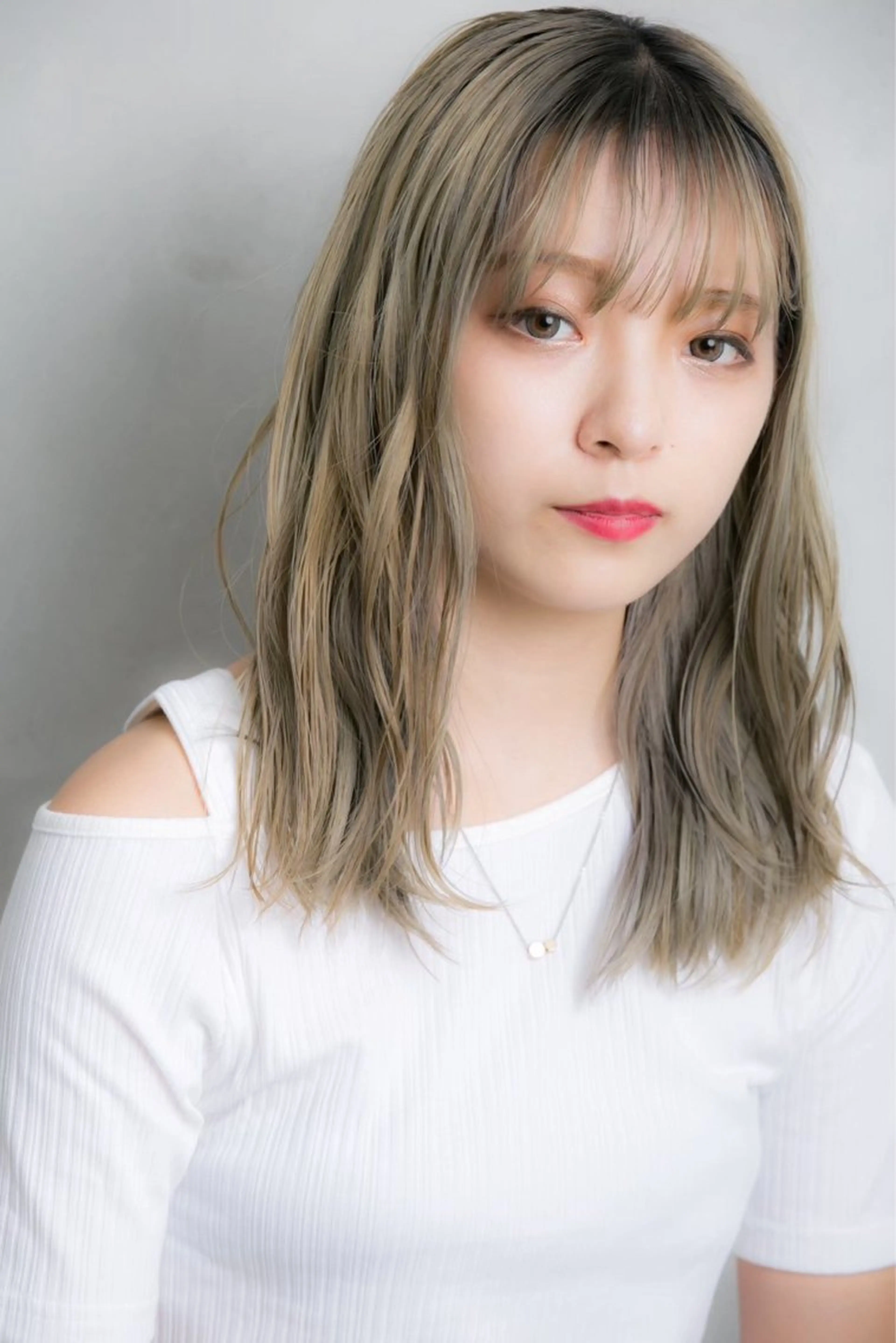 セミロング カラー amble luxe 髪質改善 💕のヘアスタイル