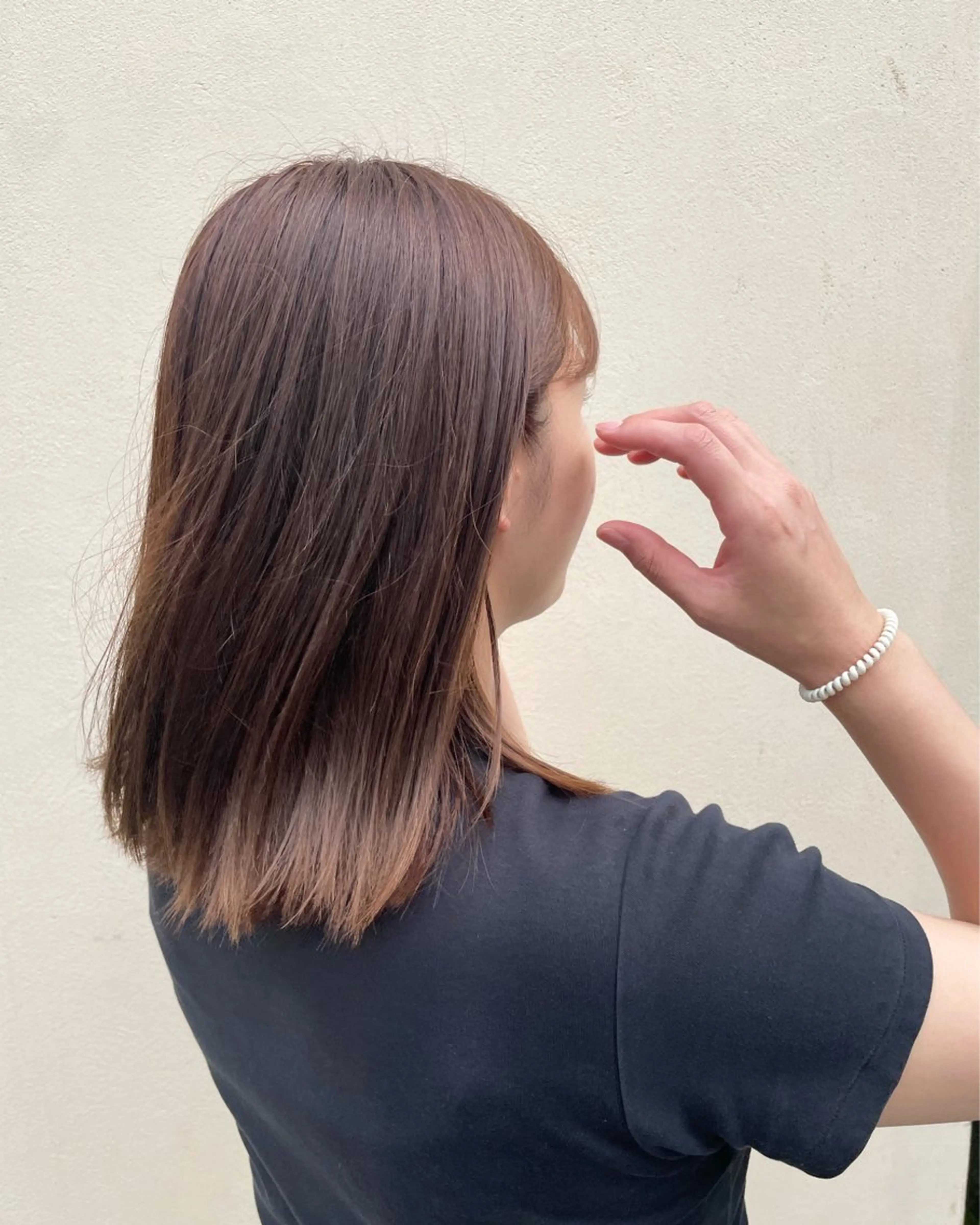 ミディアム カラー ベージュカラー ブラウンカラー ブラウンベージュ 女性リピ90%🍨 🩷佐藤みずきのヘアスタイル