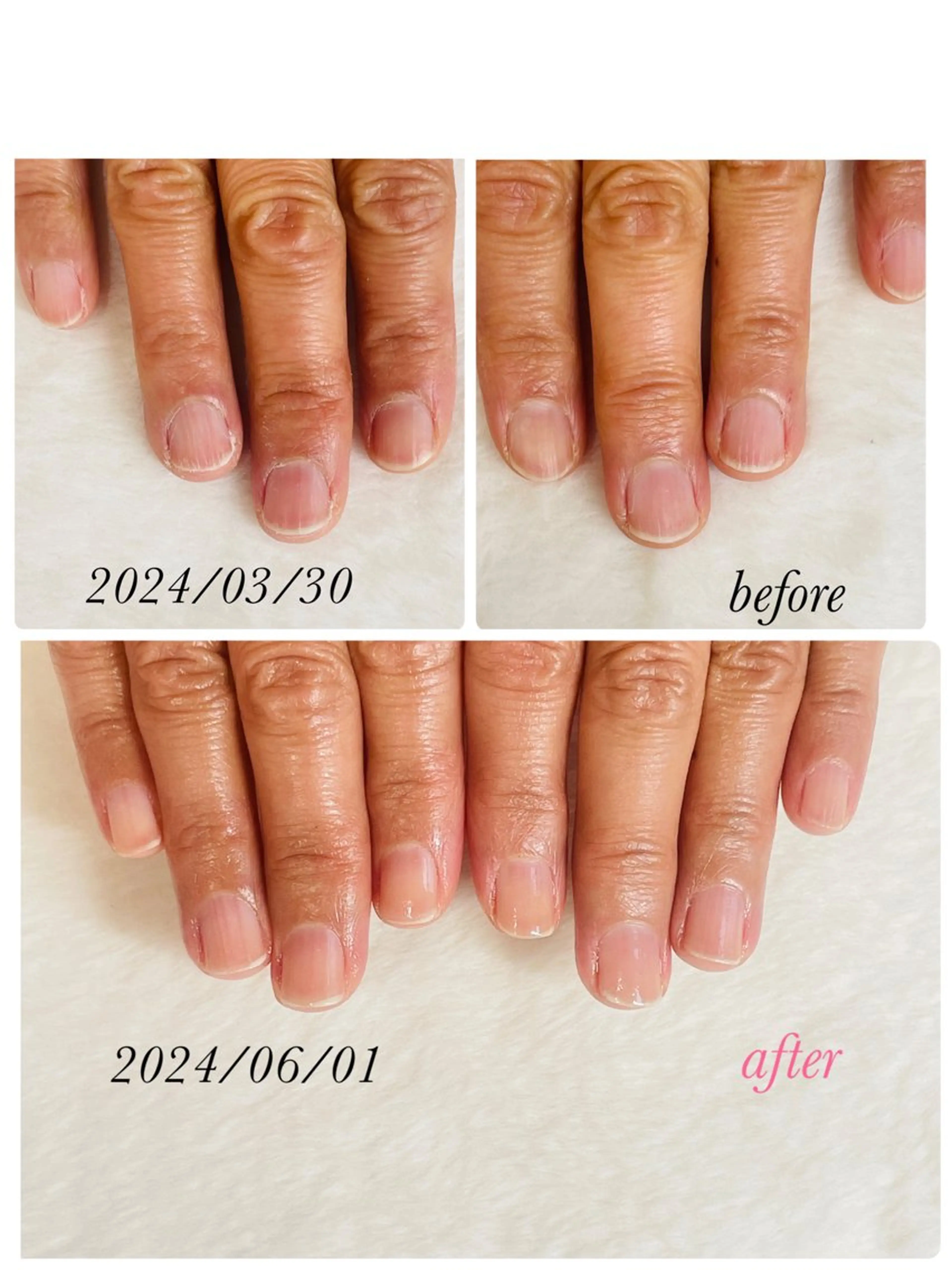 メンズ ネイル 卒業式 ピンク Chérinail 爪のお手入れのネイルデザイン