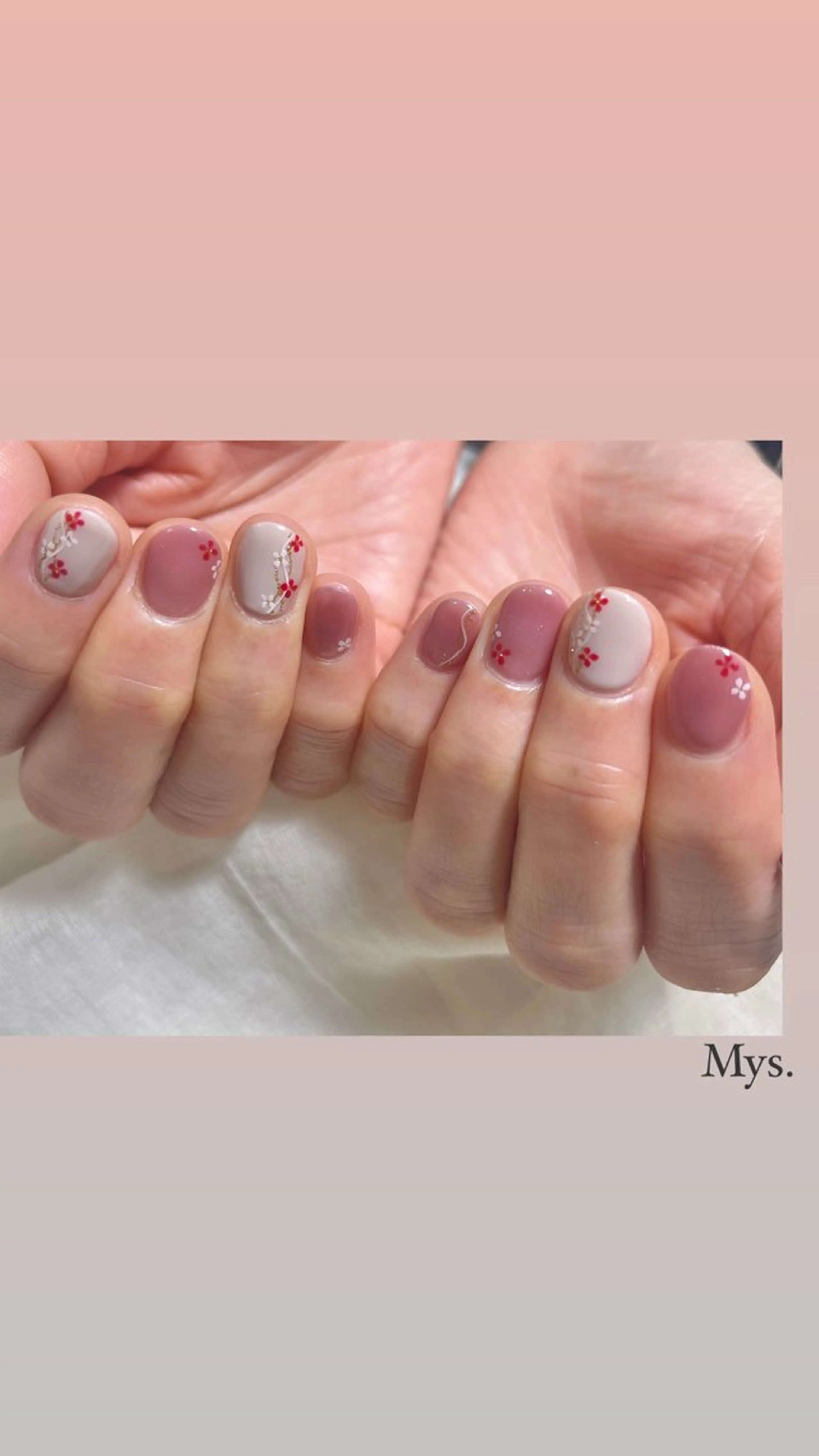 ネイル Mys. 松本結衣のネイルデザイン