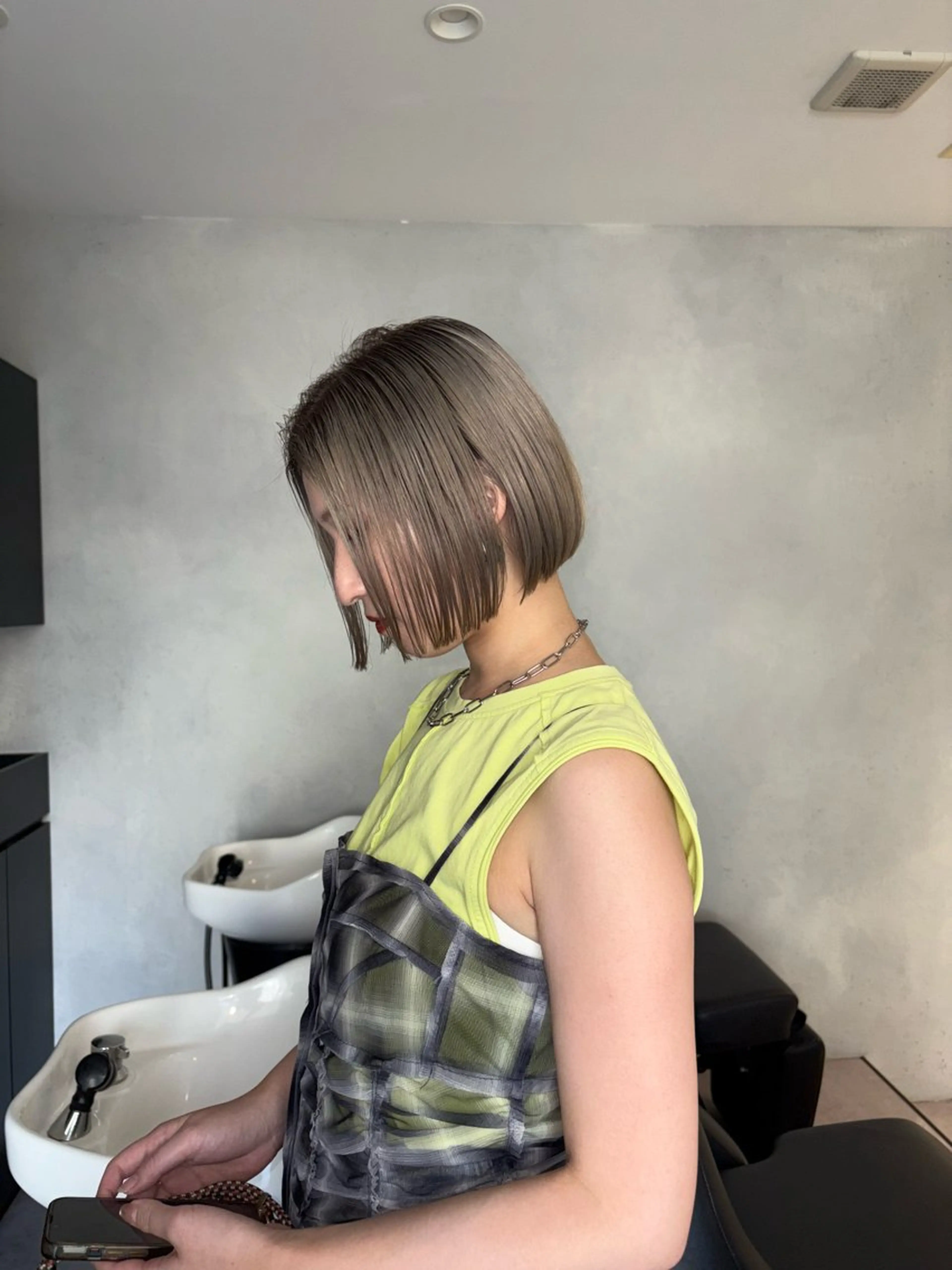 ショート カラー カット ヘアカラー トリートメント SALOWIN天神大名店所属・吉武 茂暉のヘアスタイル