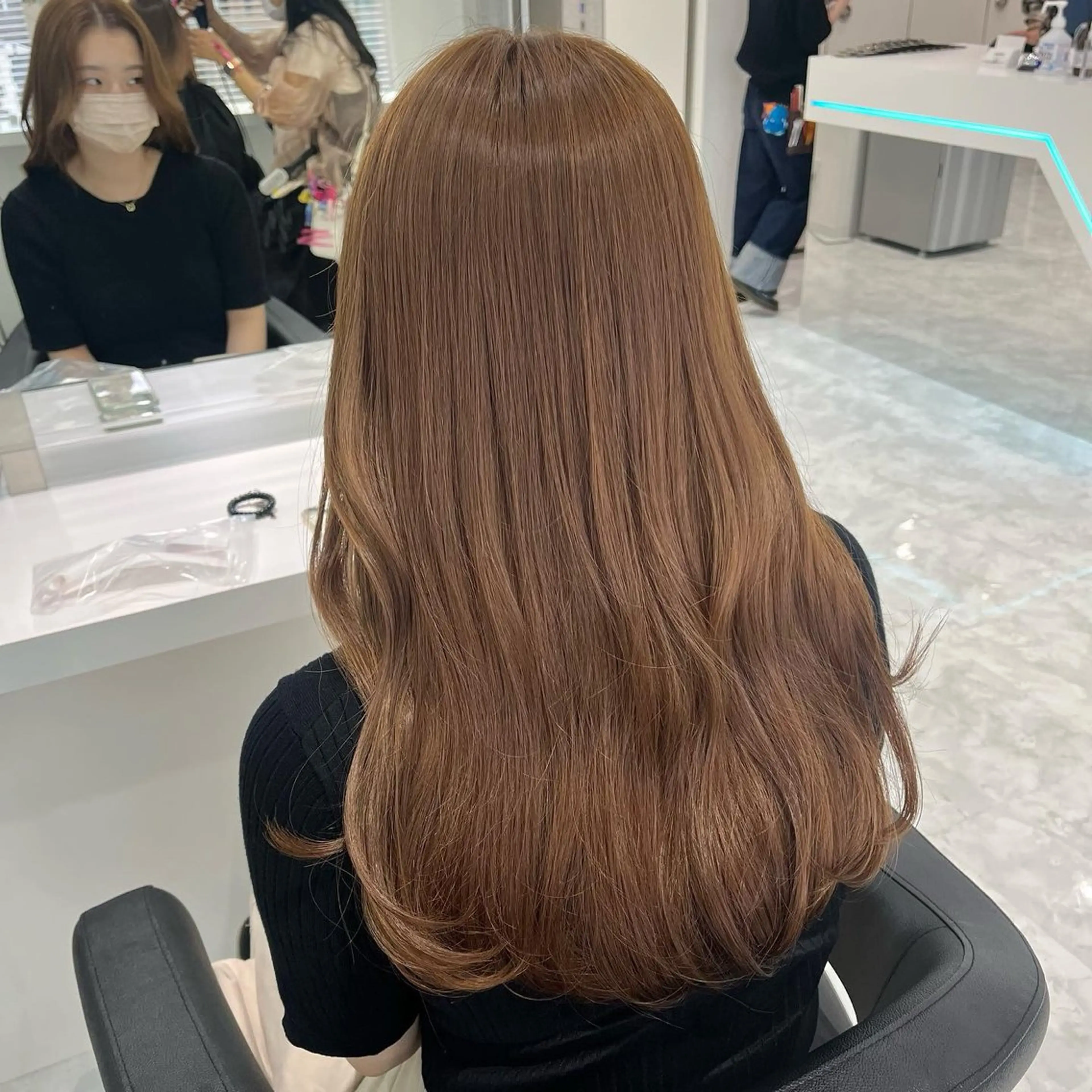 ロング カラー ヘアアレンジ ヘアカラー 🩰girlyモテ ヘア🩰🍨AYAのヘアスタイル