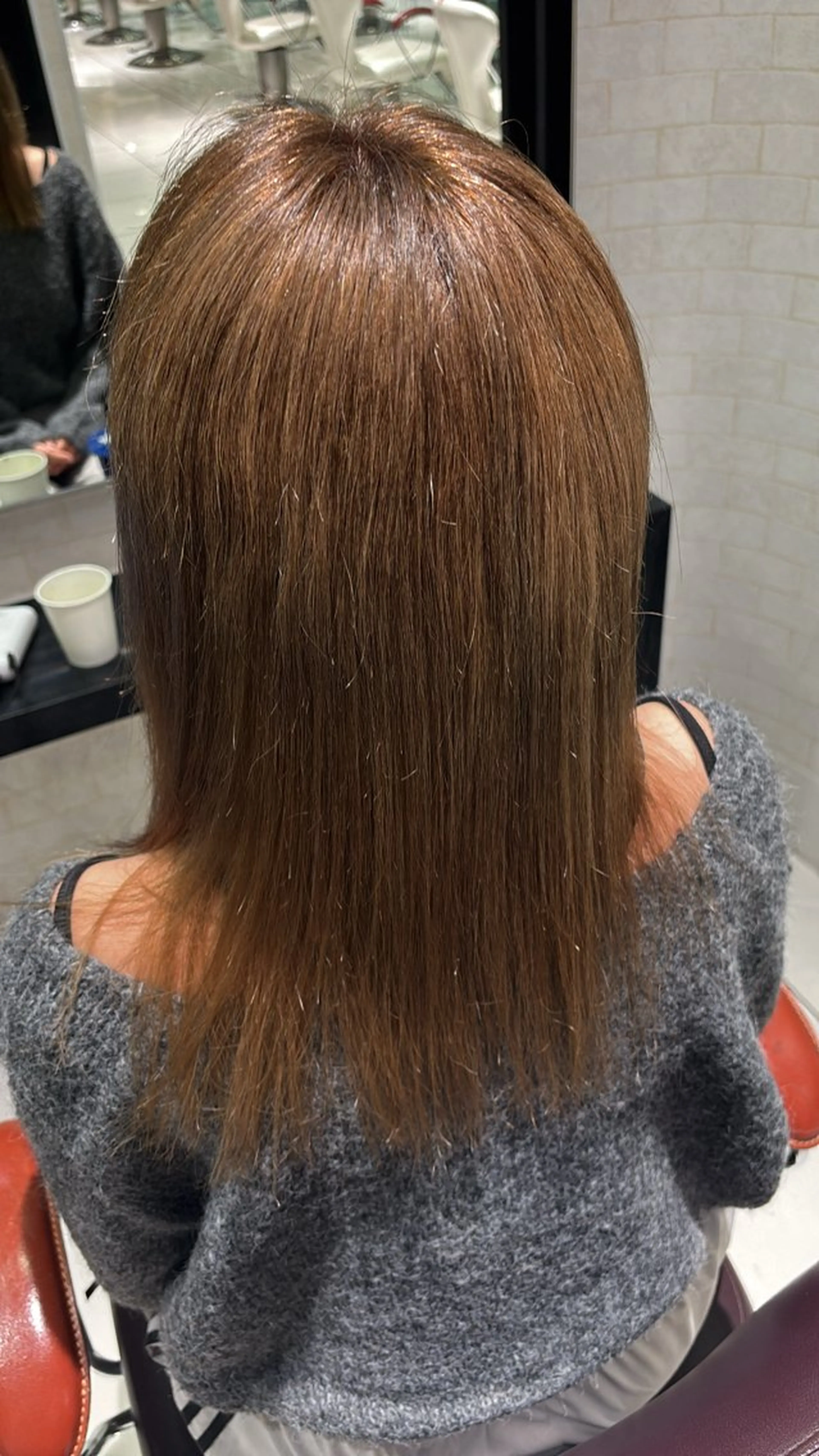 セミロング カラー ヘアカラー H. shinkaiのヘアスタイル