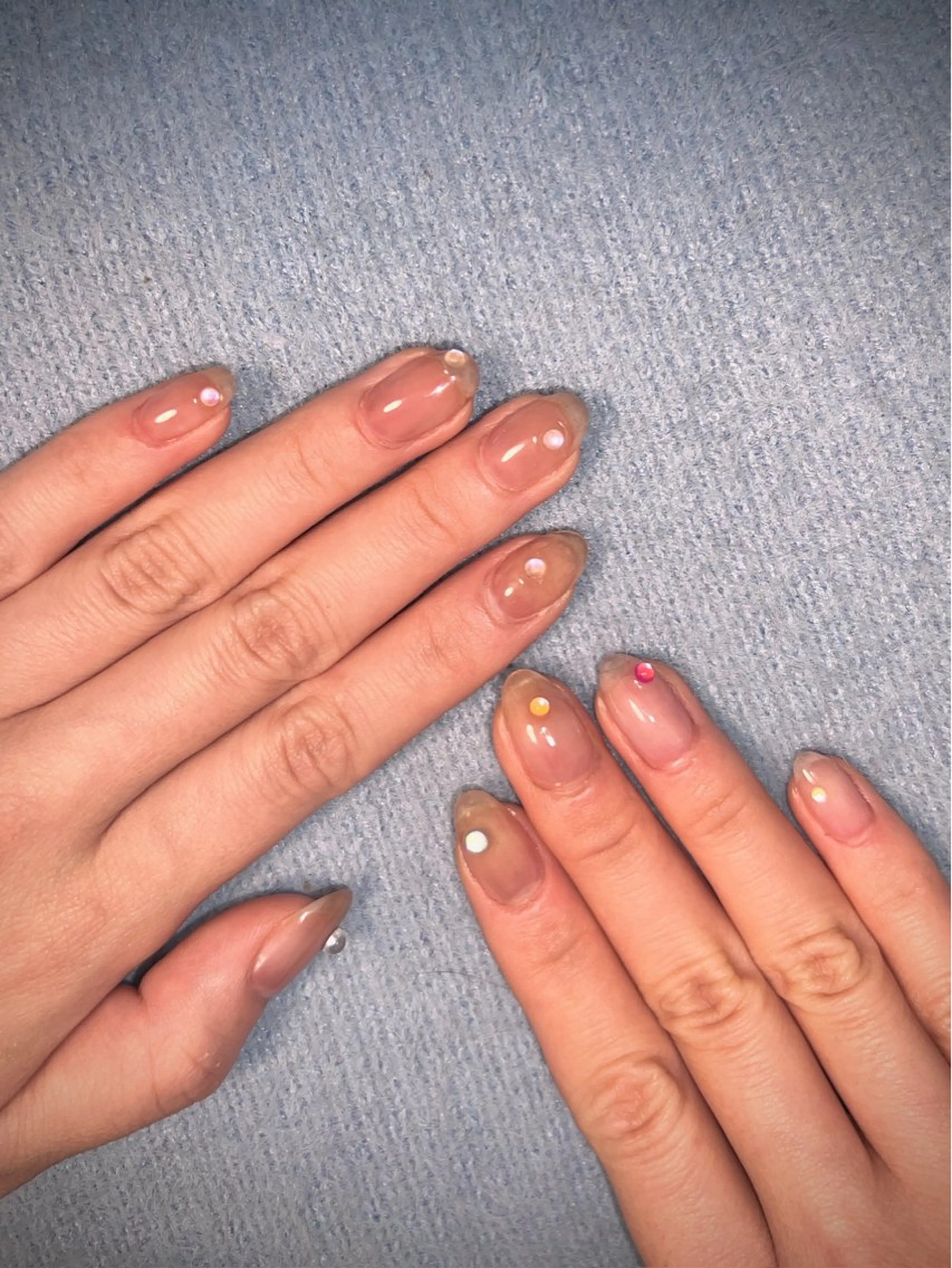 ネイル シンプルネイル ハンドネイル ★HOSHINO NAIL★新宿店のネイルデザイン