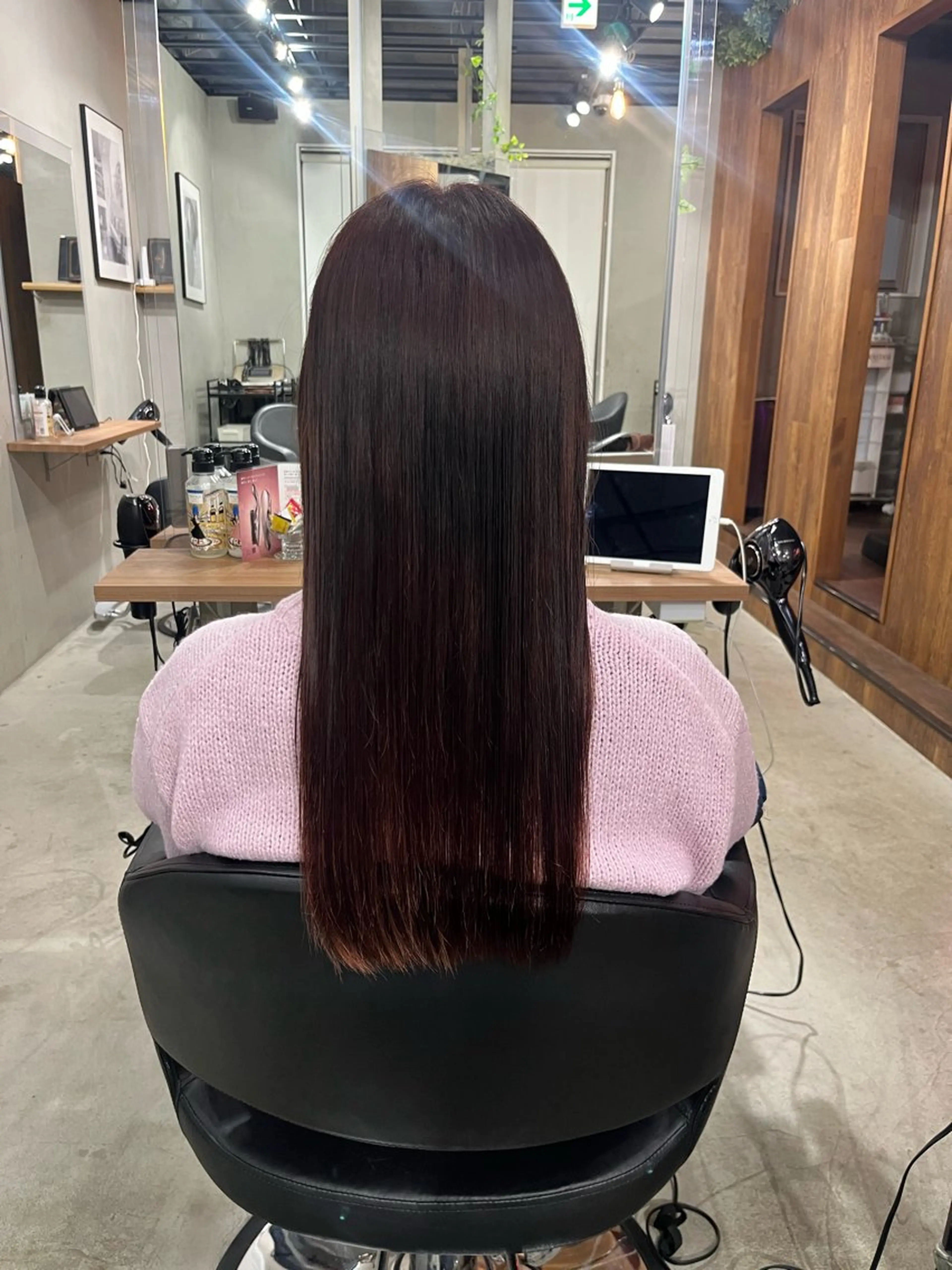 ロング ピンクブラウン ヘアカラー カラー特化🌟💖 古川凌大のヘアスタイル