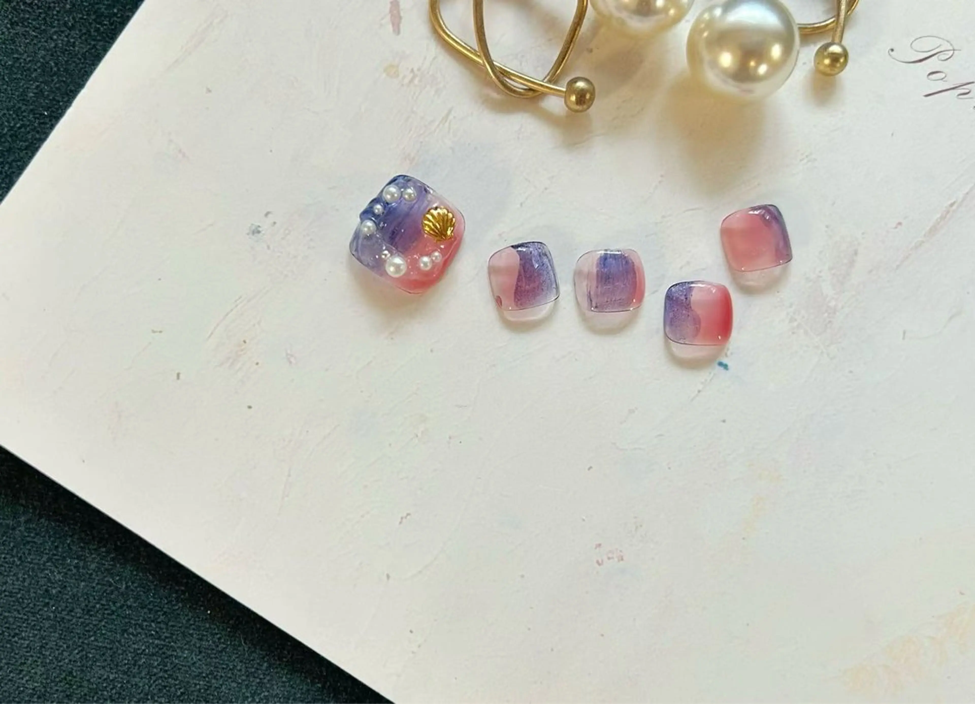 ネイル 夏ネイル フットネイル maylienail サロンkiのネイルデザイン