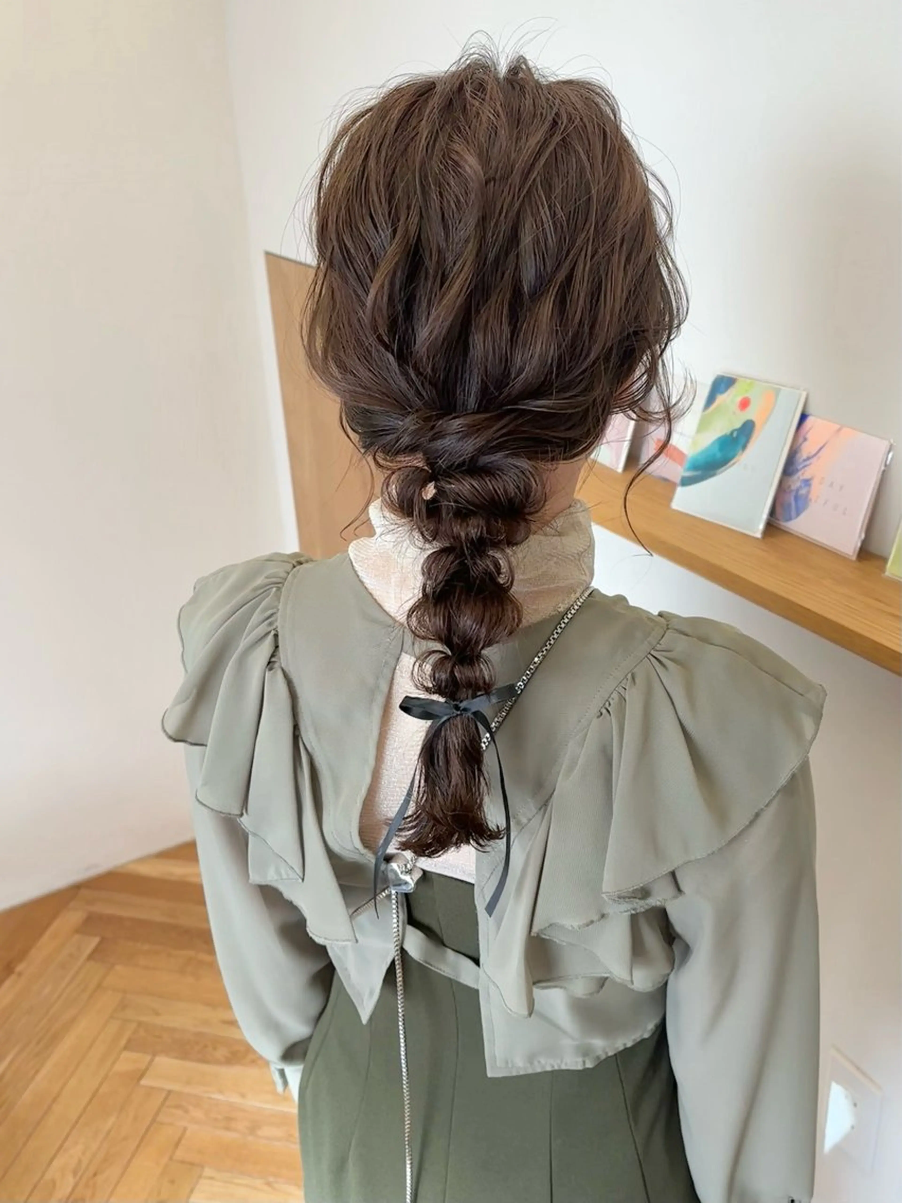 セミロング ヘアアレンジ 武田美空🐇 ヘアアレンジ/カラーのヘアスタイル