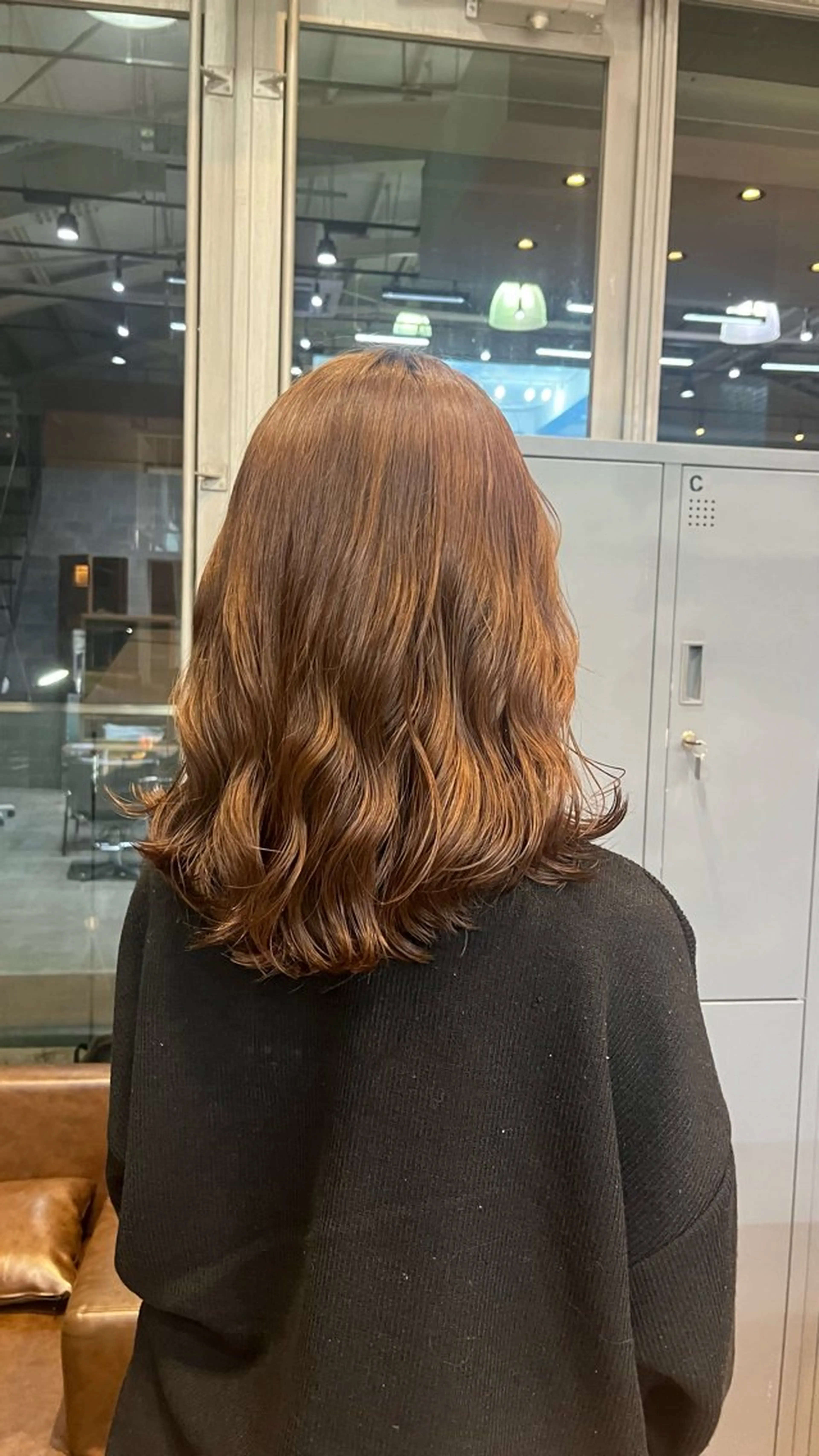 セミロング パーマ ヘアアレンジ 💎韓国ヘア/ 艶カラー💎souのヘアスタイル