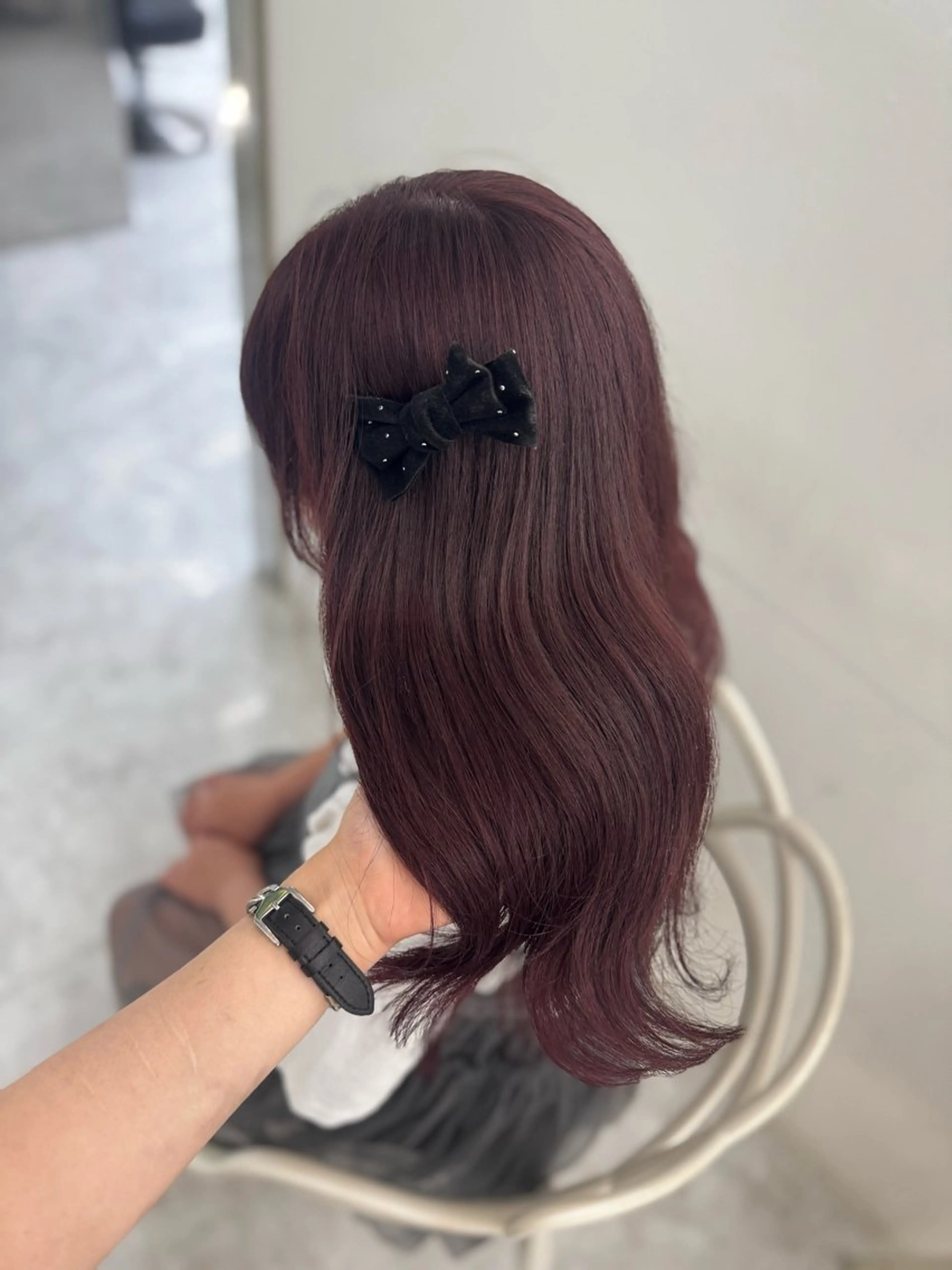 セミロング カラー カット ヘアカラー 🎀愛されgirly ヘア🫧Ayakaのヘアスタイル