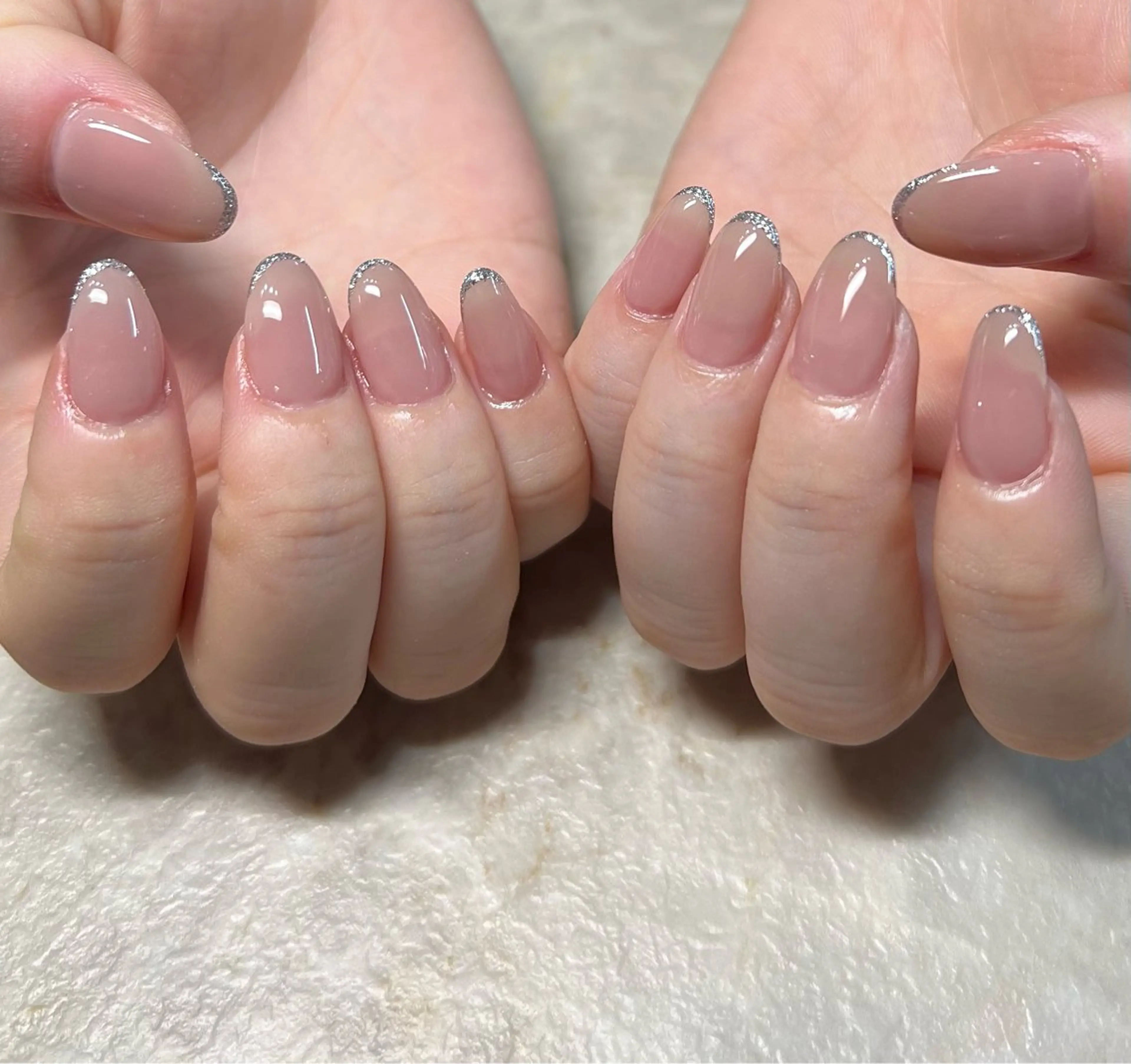 ネイル ラメ(グリッター) ハンドネイル 鶴田୨ৎmaison de NALIのネイルデザイン