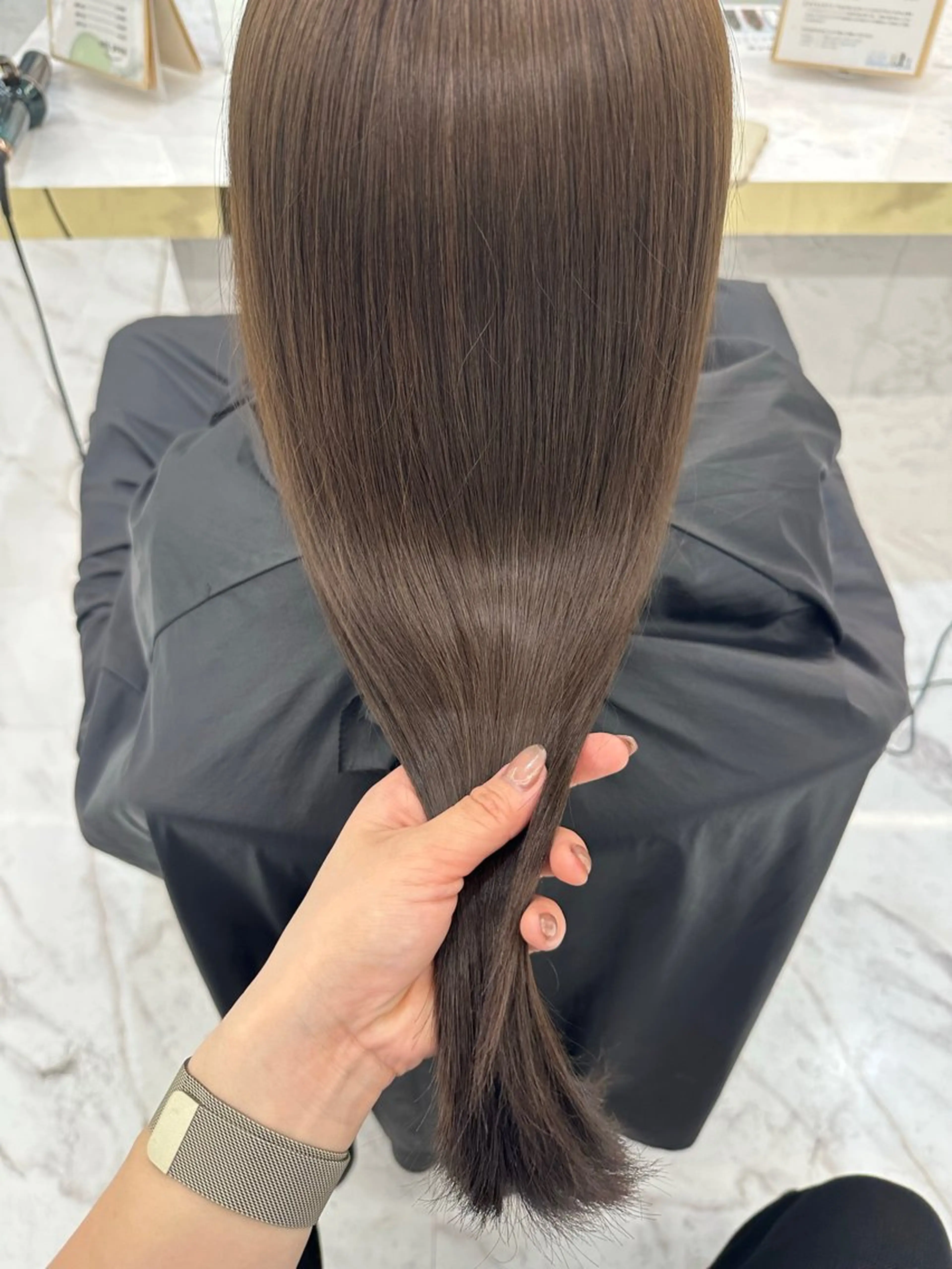 セミロング 似合わせカット トリートメント 似合わせ顔まわりカッ ト🩶瀧本美咲のヘアスタイル
