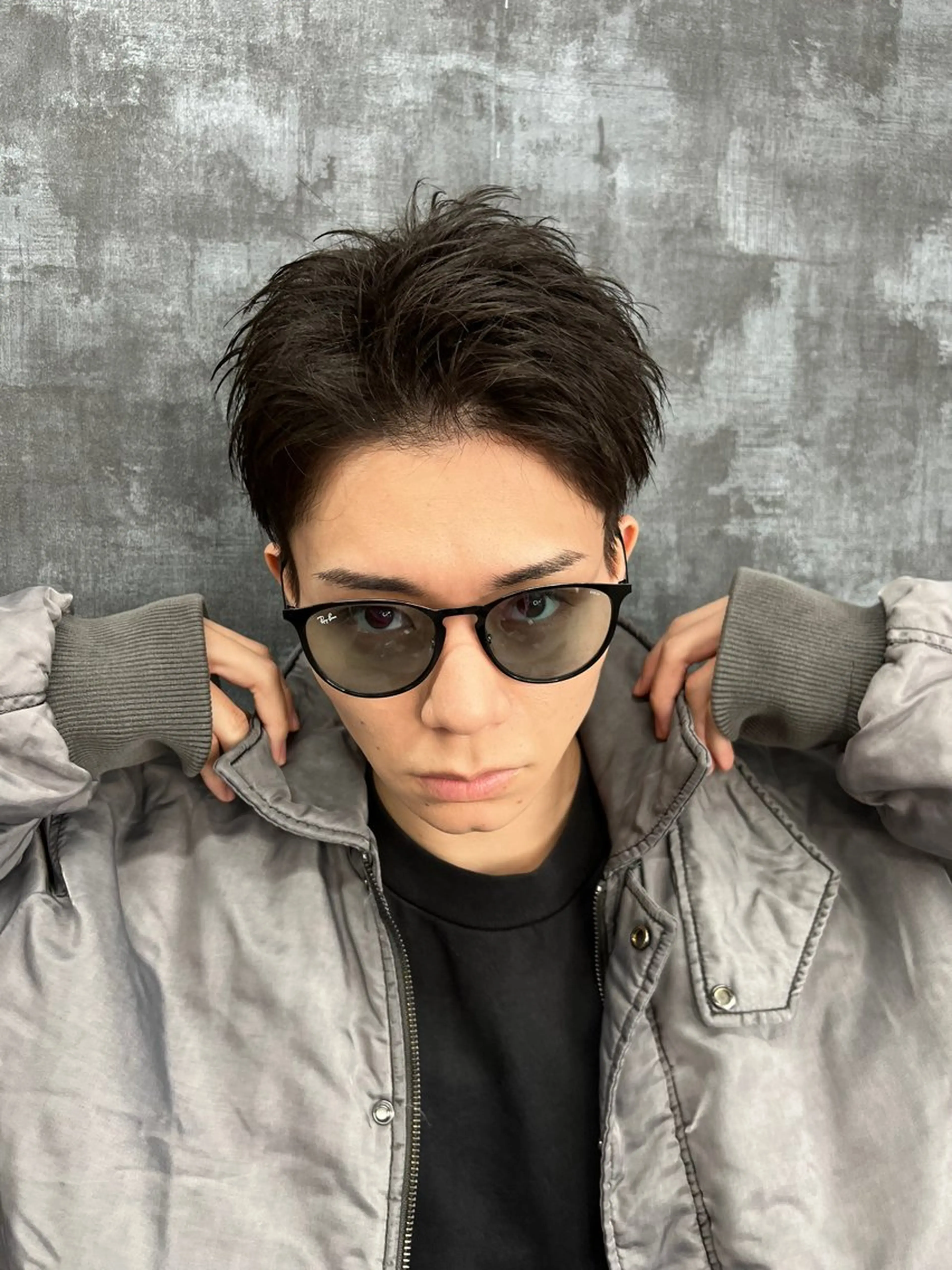 ショート メンズ アップバング ショートヘア ⚡️ショート特化⚡️ ATARUのヘアスタイル