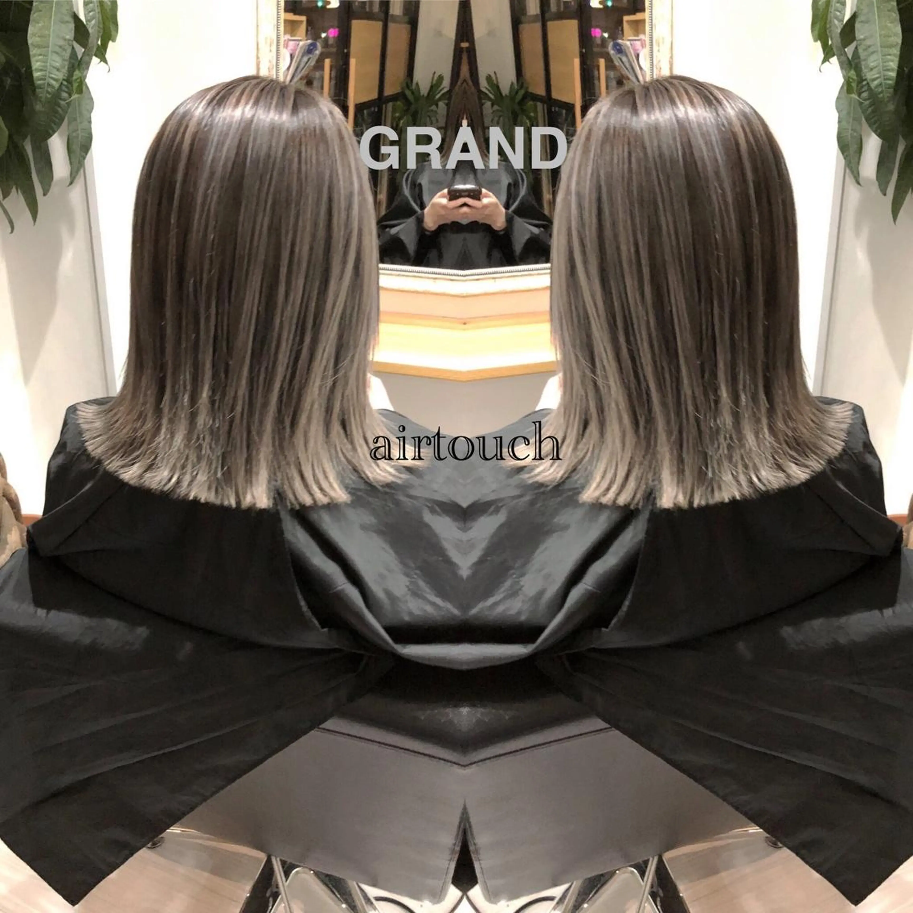 ミディアム レイヤーカット aura所属・ashida yuukiのヘアスタイル