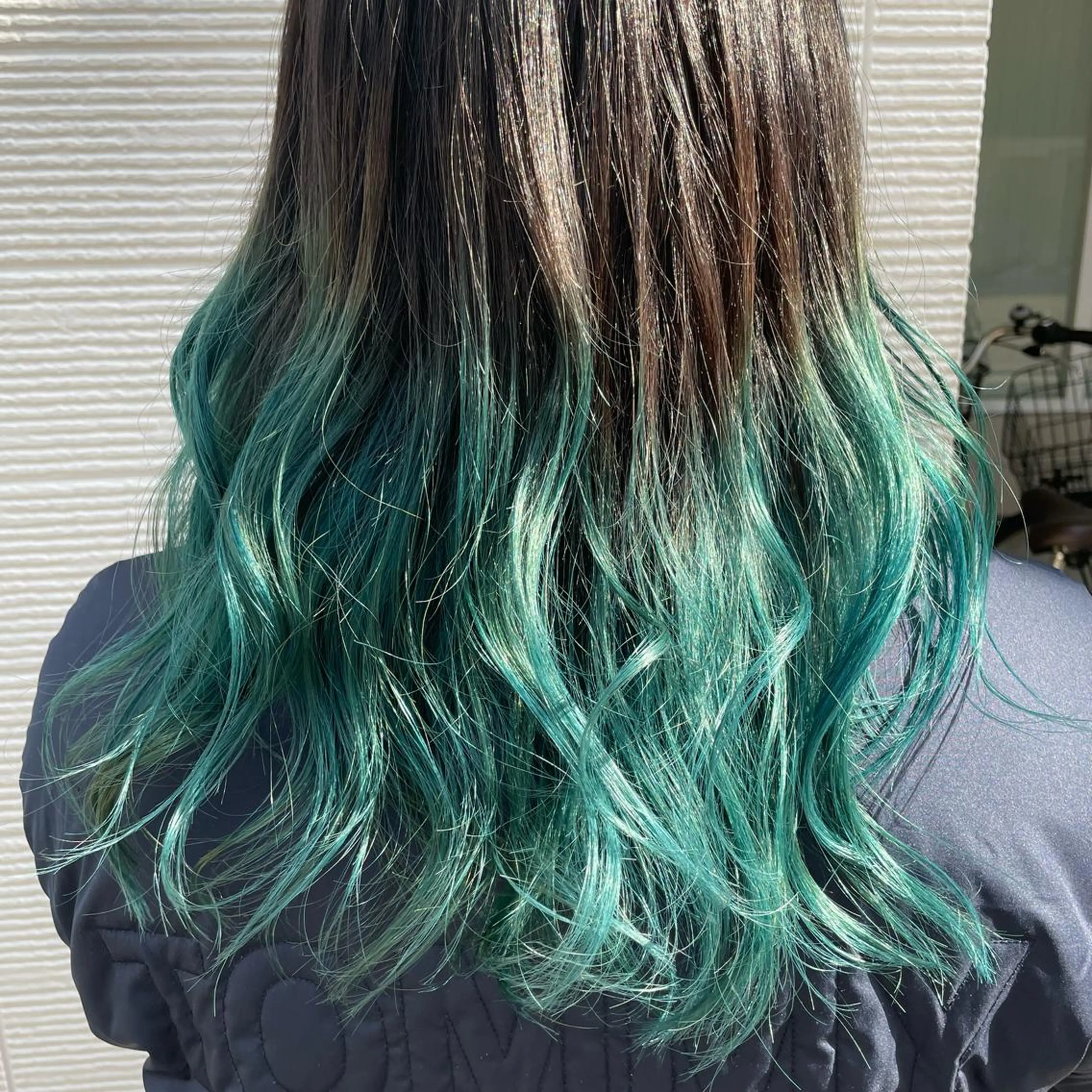 ロング カラー ヘアカラー トリートメント FERIAあべの KARINのヘアスタイル