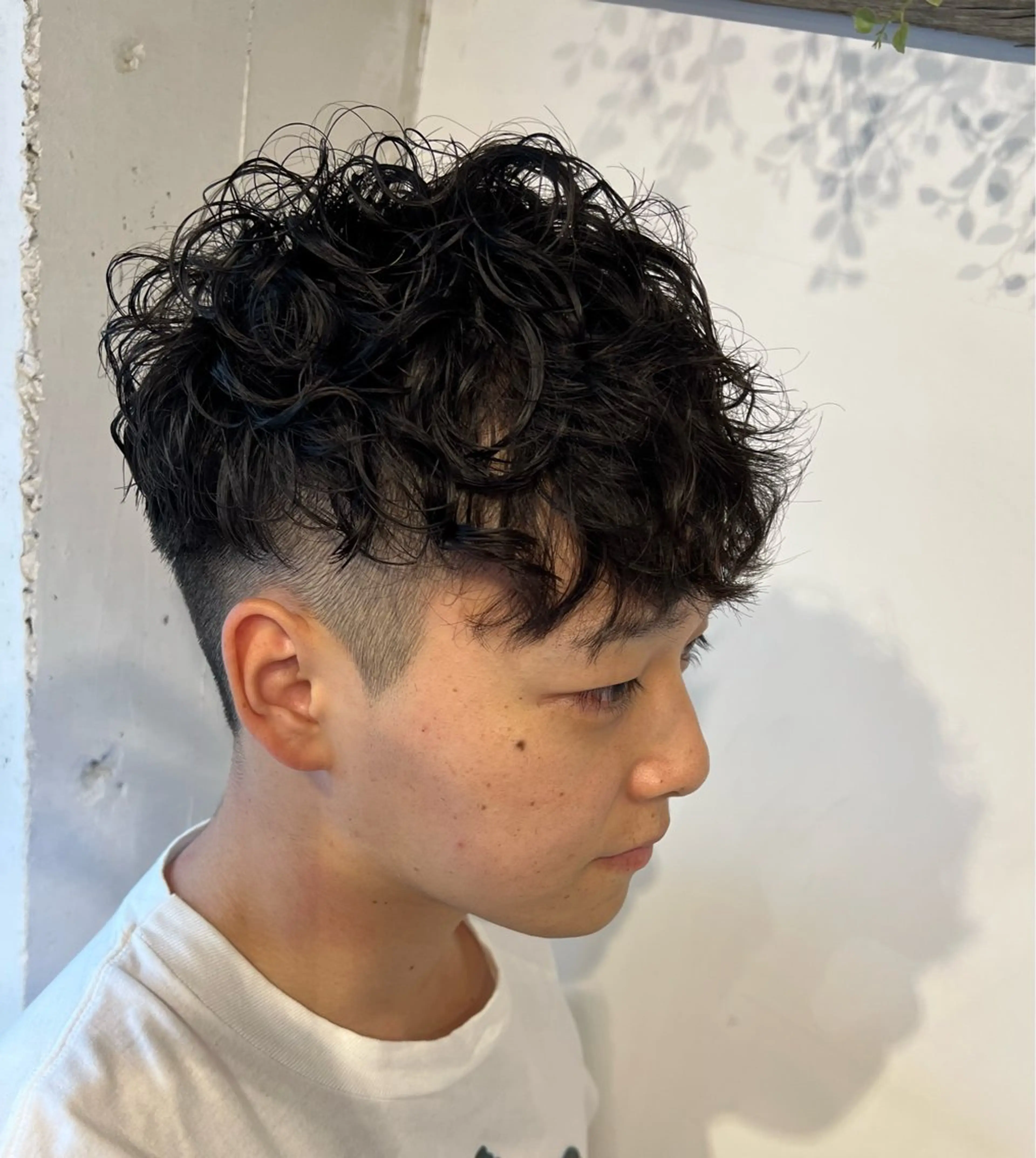 ショート パーマ メンズ カット パーマ 朝5分でキマる 村上陸のヘアスタイル