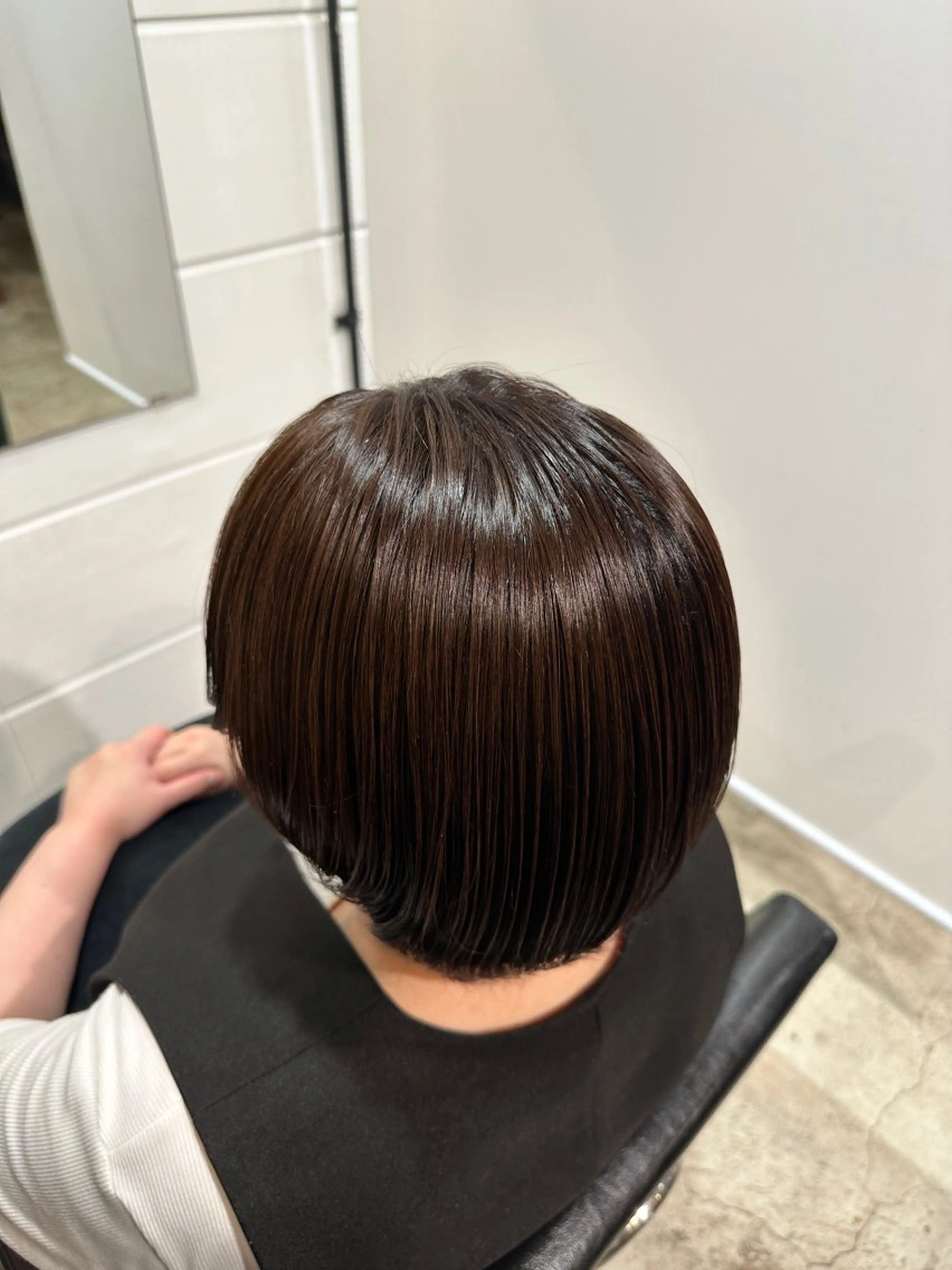 ショート トリートメント ヘアカラー 上田 葵梨のヘアスタイル
