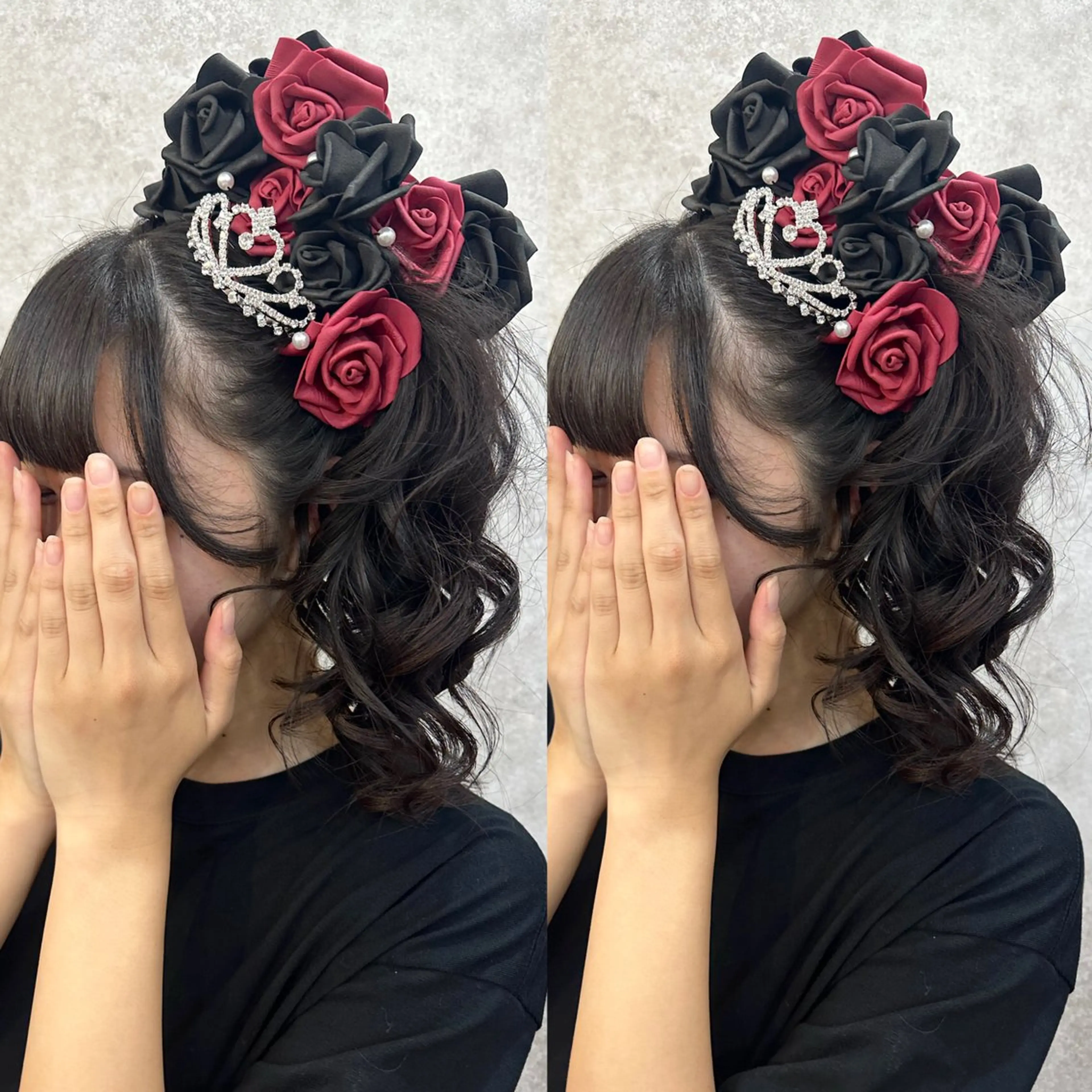 ロング ヘアアレンジ 🦋‪NANA🦋‪ /韓国風/束感まつ毛のマツエク・マツパデザイン