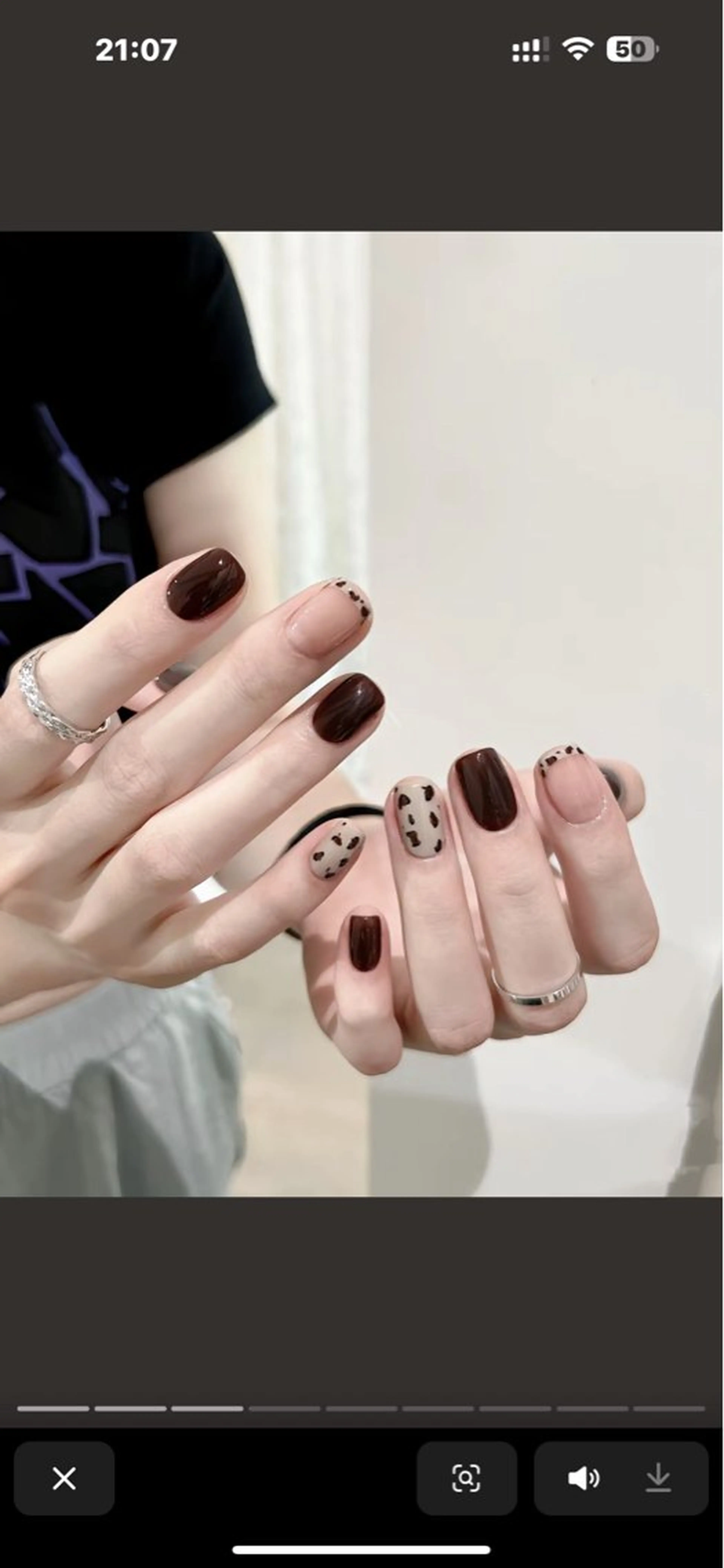 ネイル 💅パッマ ネイル AOIのマツエク・マツパデザイン