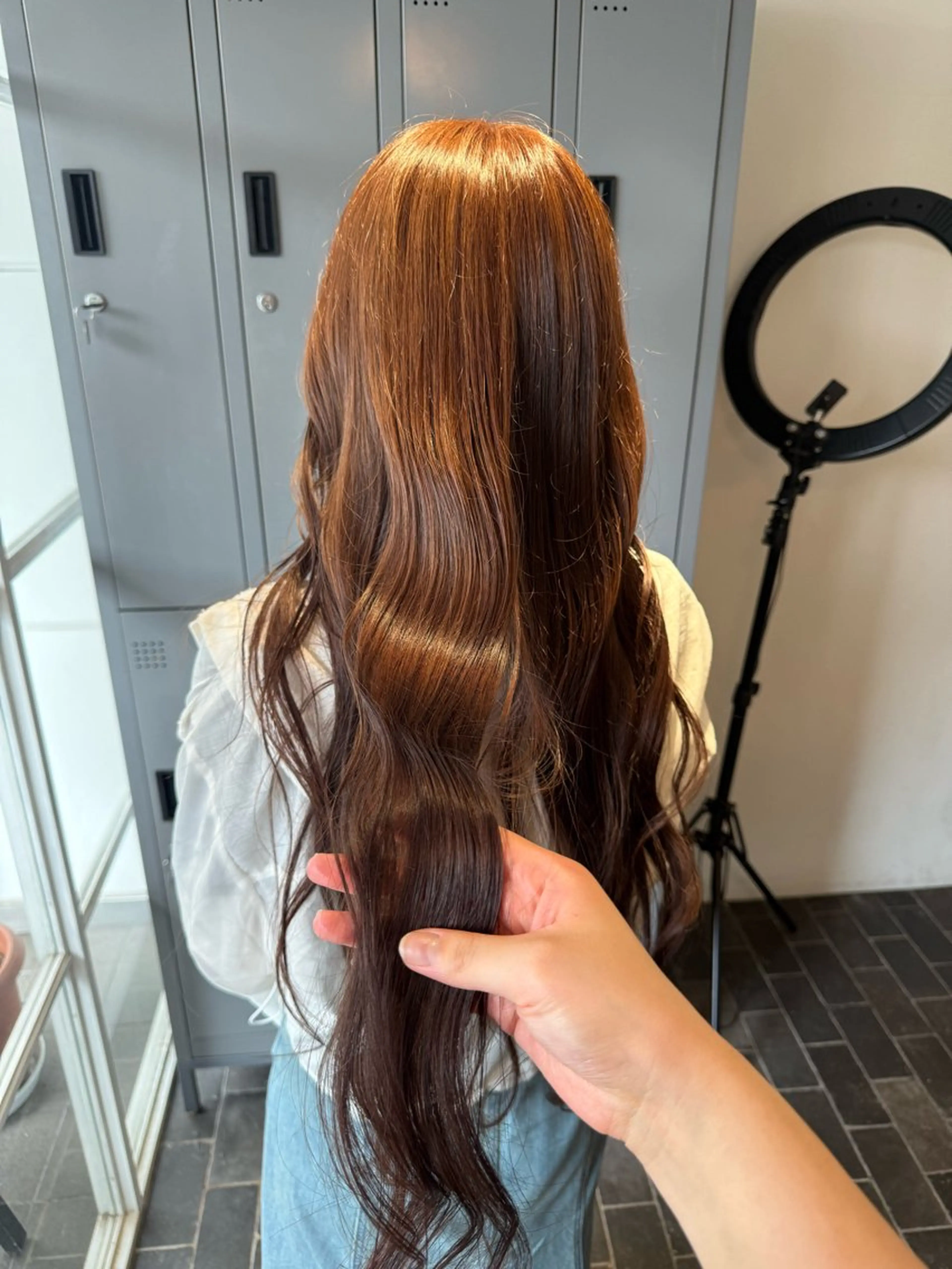 カラー ベージュカラー ブリーチ ブリーチなしカラー ヘアカラー かとう きりん/縮毛矯正✨のヘアスタイル