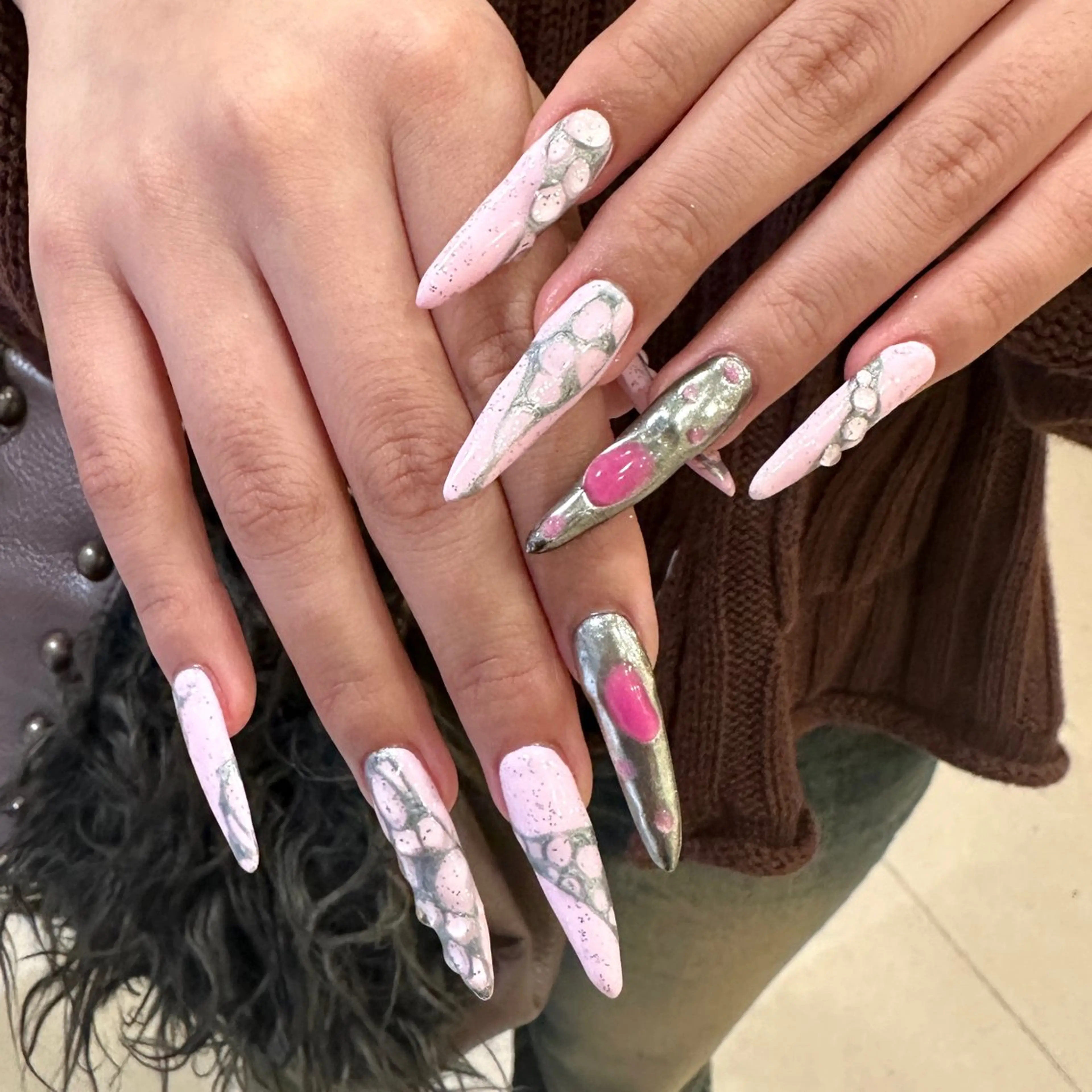 ネイル ハンドネイル 👽個性派ネイル🎀 komachiのネイルデザイン