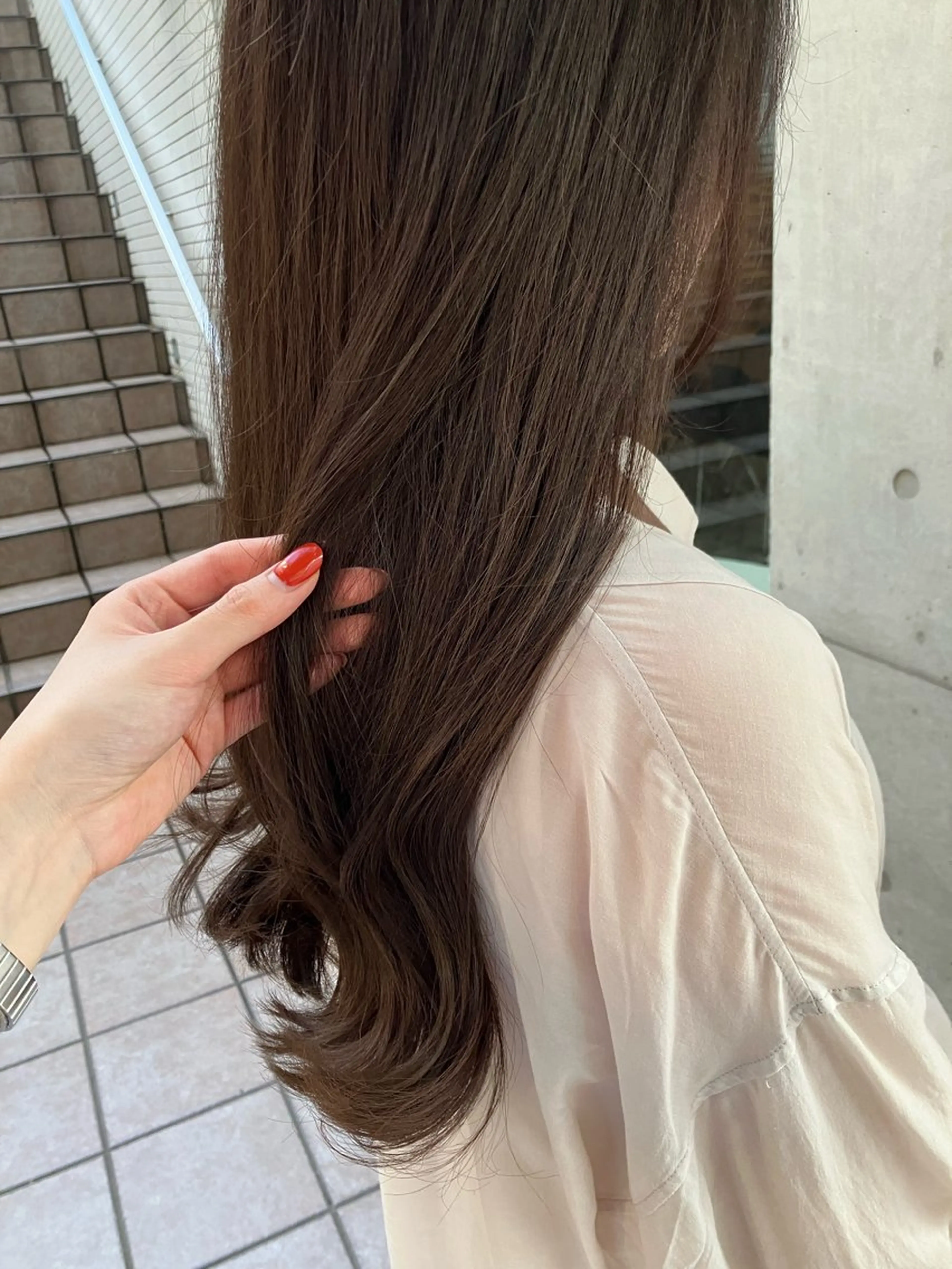 ロング カラー カット ヘアカラー トリートメント ニュアンスカラー／ メンズ🌙久住綾香のヘアスタイル
