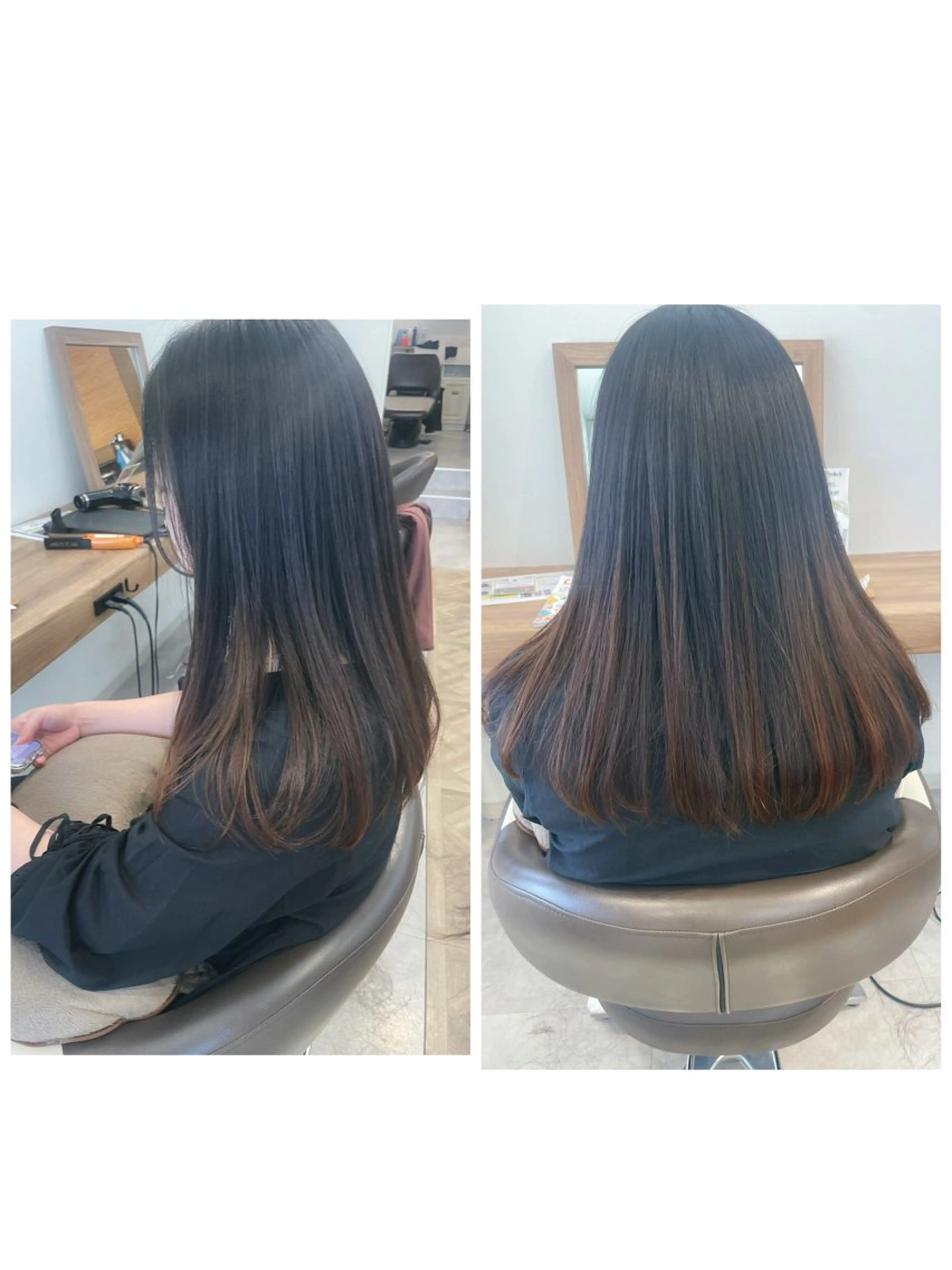 ロング パーマ カット 縮毛矯正 riddle hair(駒生)所属・山越 美裕樹のヘアスタイル