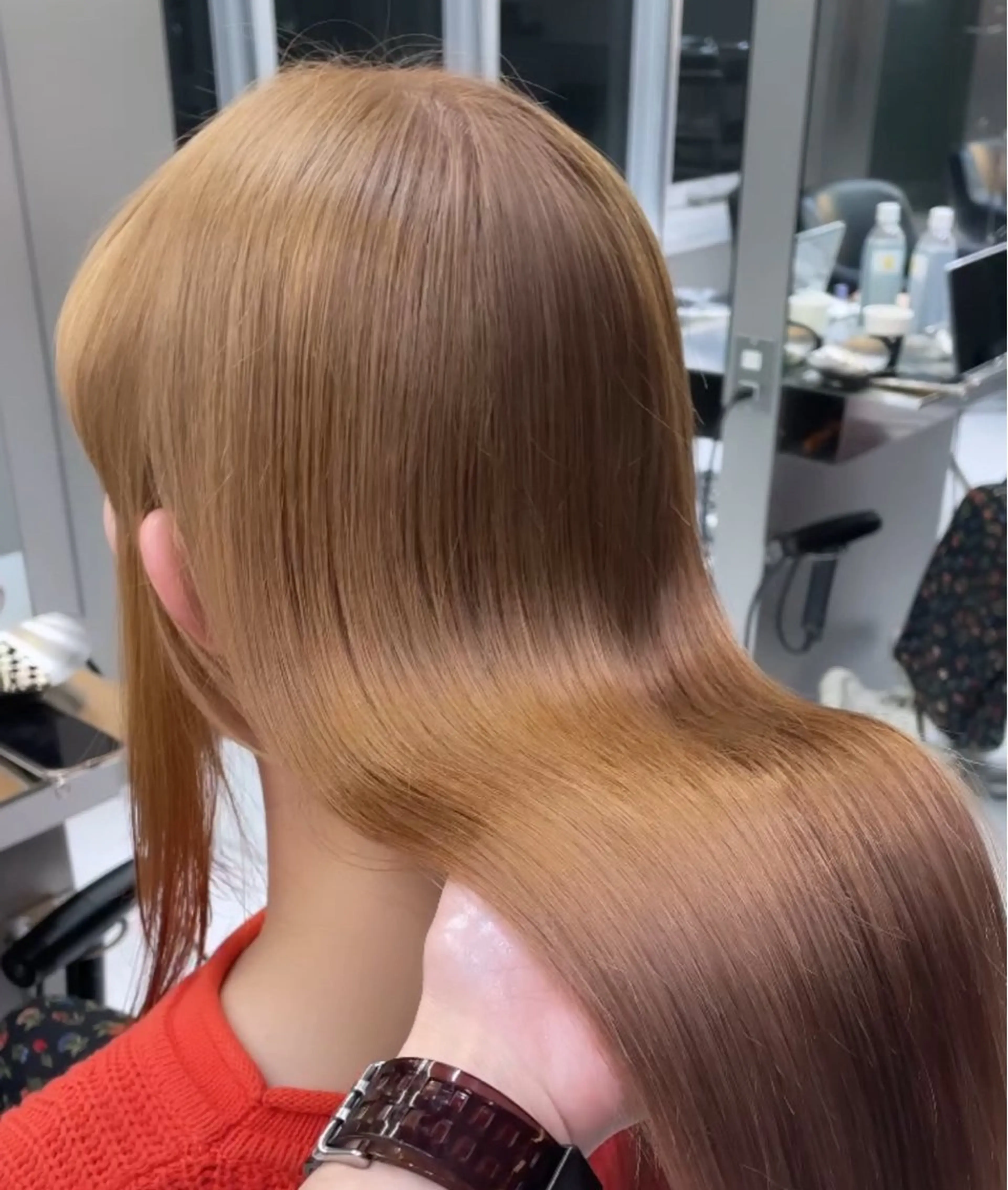 ロング ヘアカラー iki omotesando所属・mizuki🩶 バレイヤージュのヘアスタイル