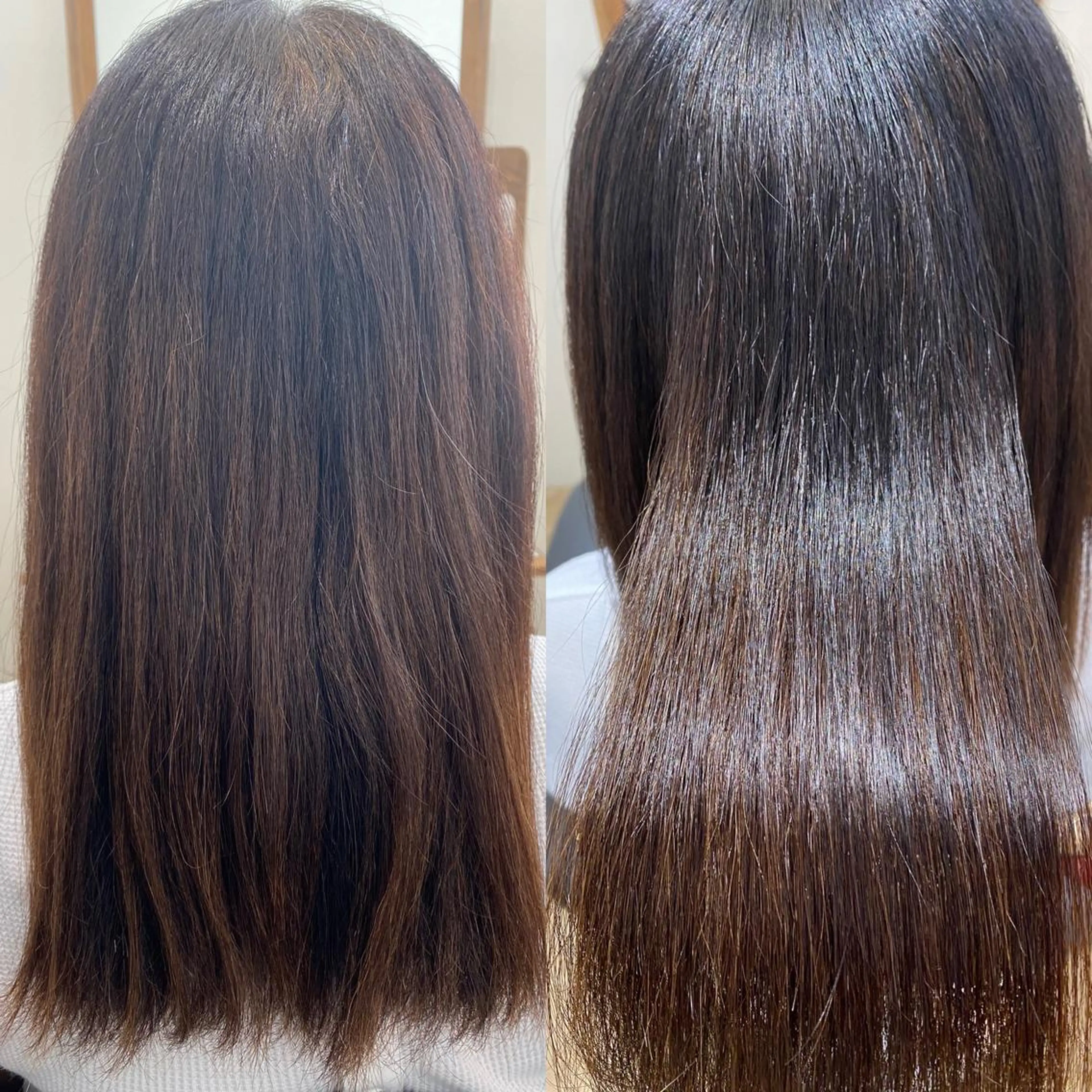 セミロング 髪質改善 縮毛矯正 トリートメント ✨美髪矯正の専門家✨ 髪質改善　松村のヘアスタイル
