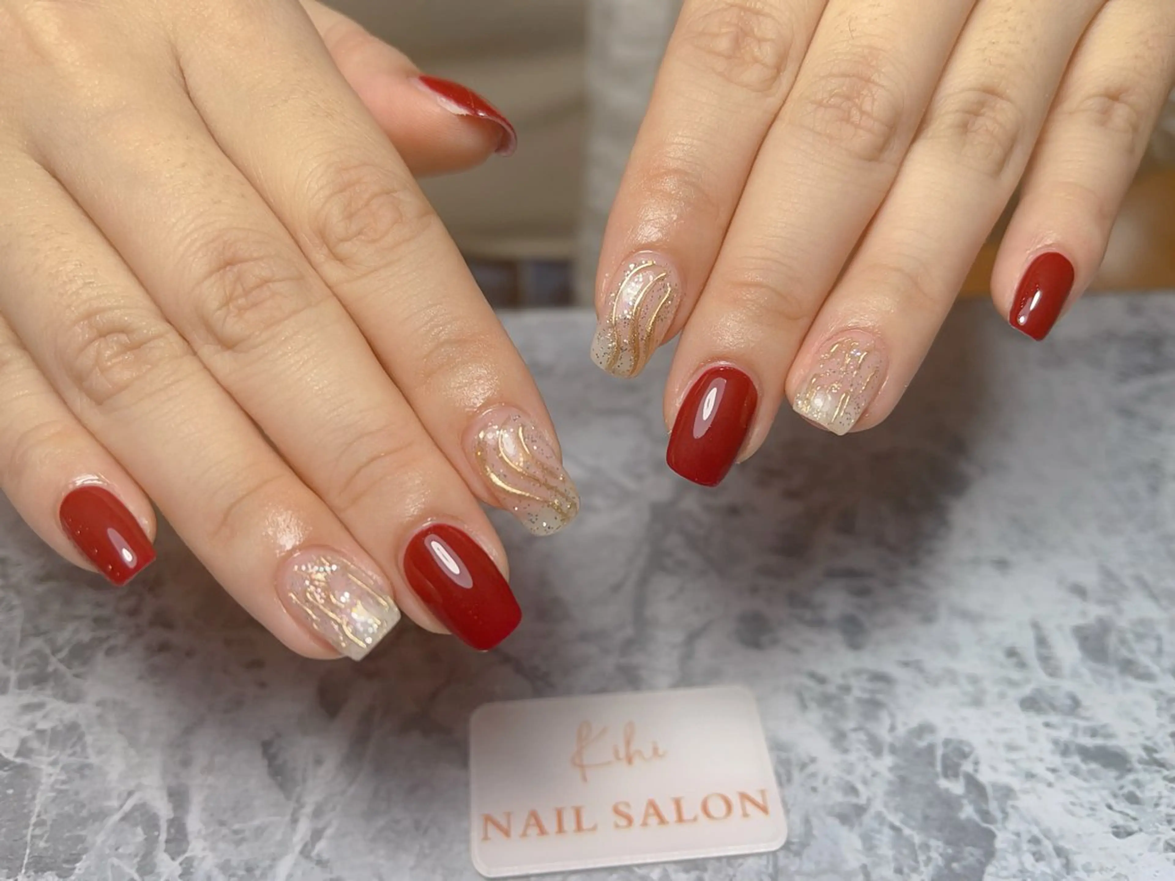 ネイル アートネイル フレンチネイル ジェルネイル グラデーション 韓国ネイル ハンドネイル ハンドケア Nail Salon Kihi さくらのネイルデザイン