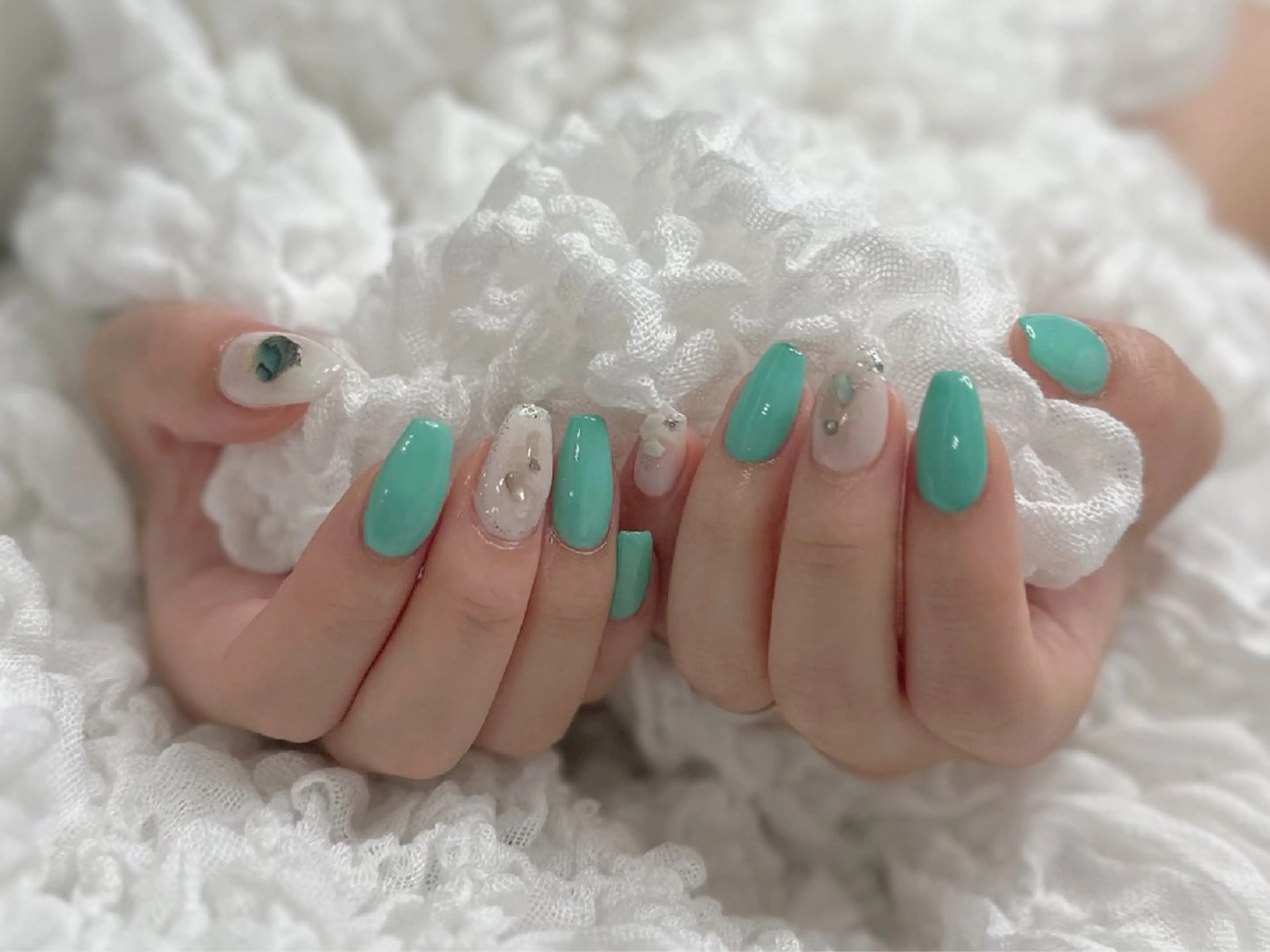 ネイル シンプルネイル Le Cre 🪽 Miyuki.のネイルデザイン