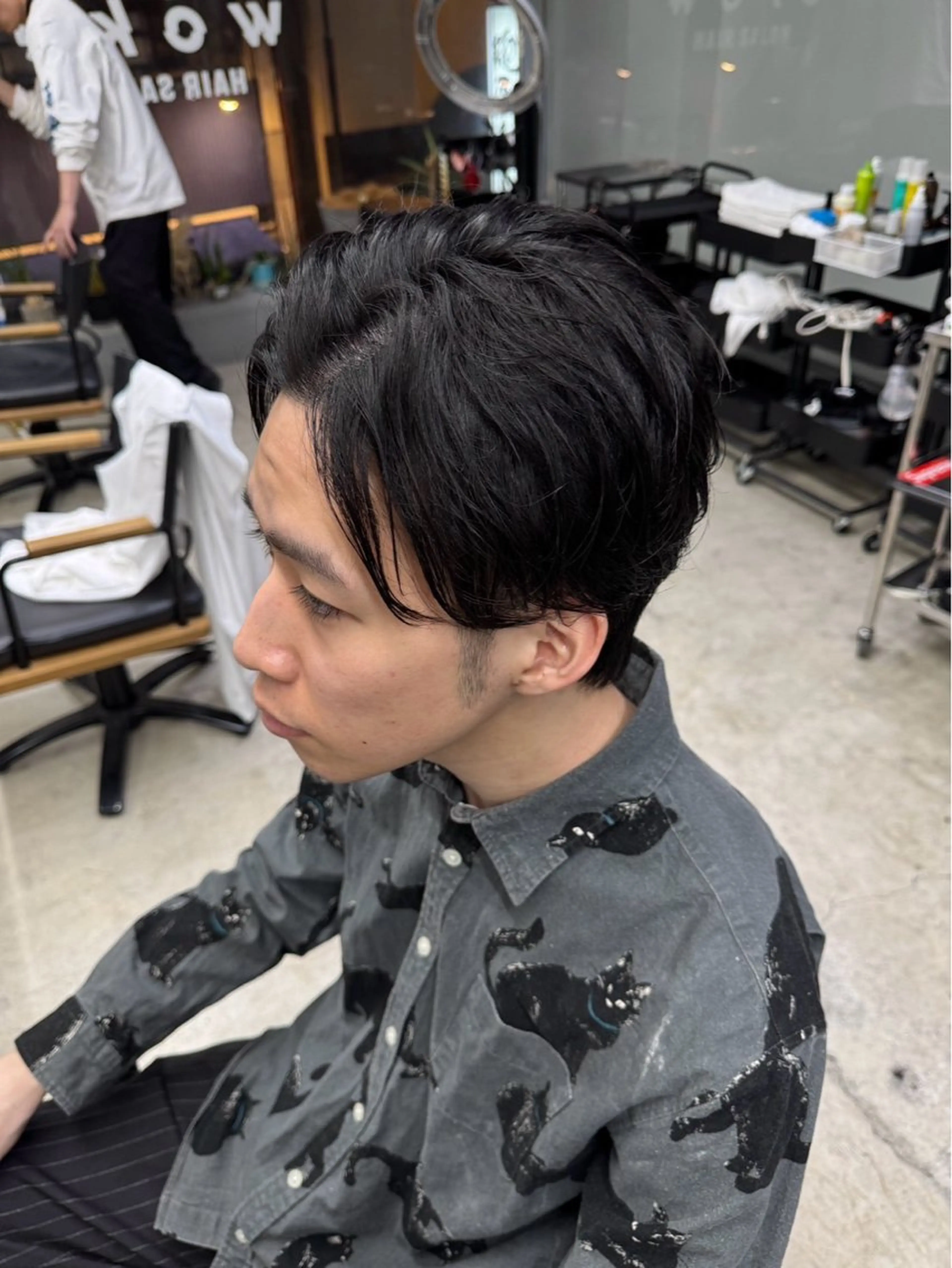 ショート メンズ カット ヘッドスパ メンズ専門サロン wokeのヘアスタイル