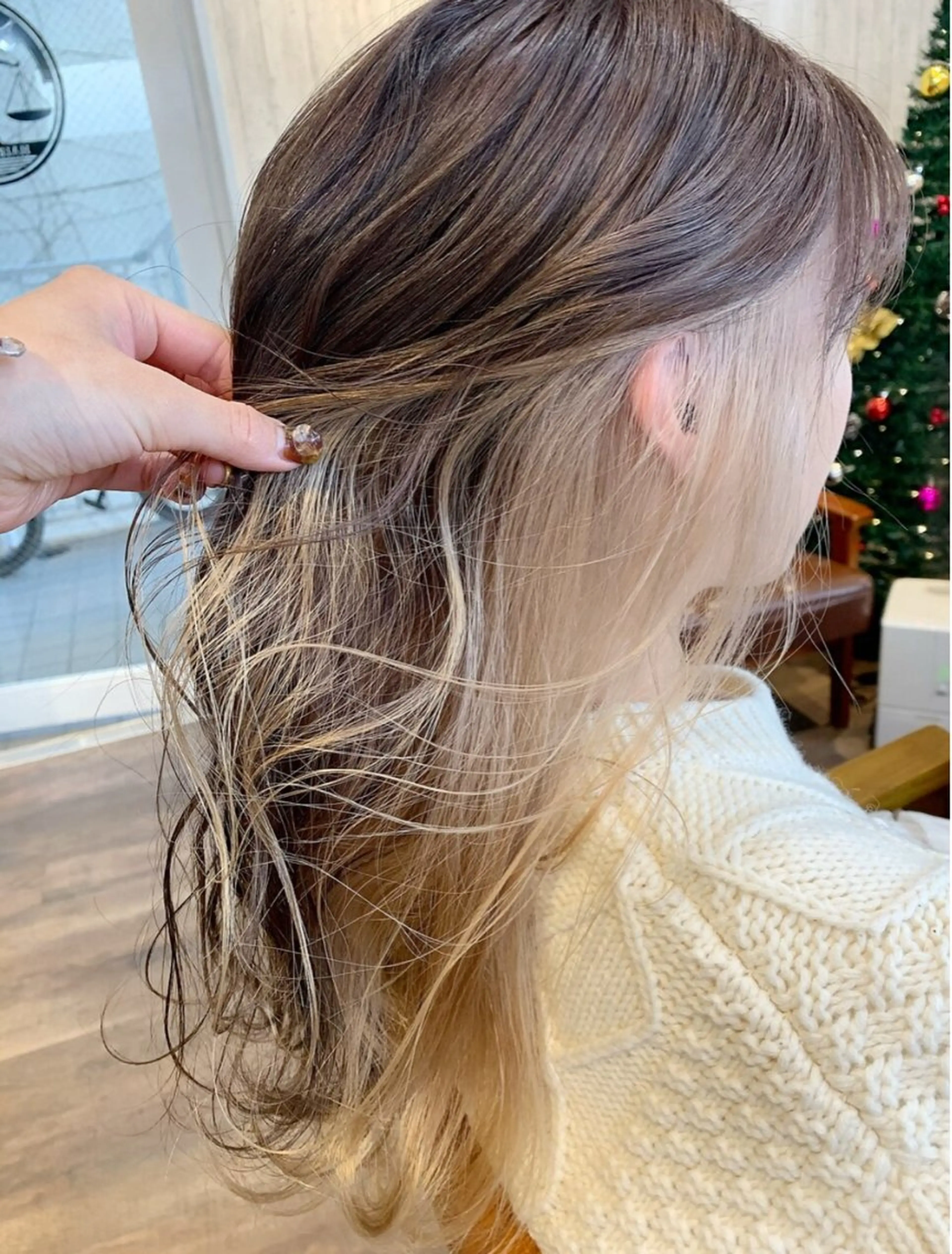 ロング ブリーチなし透明感 カラー✳︎ayaneのヘアスタイル