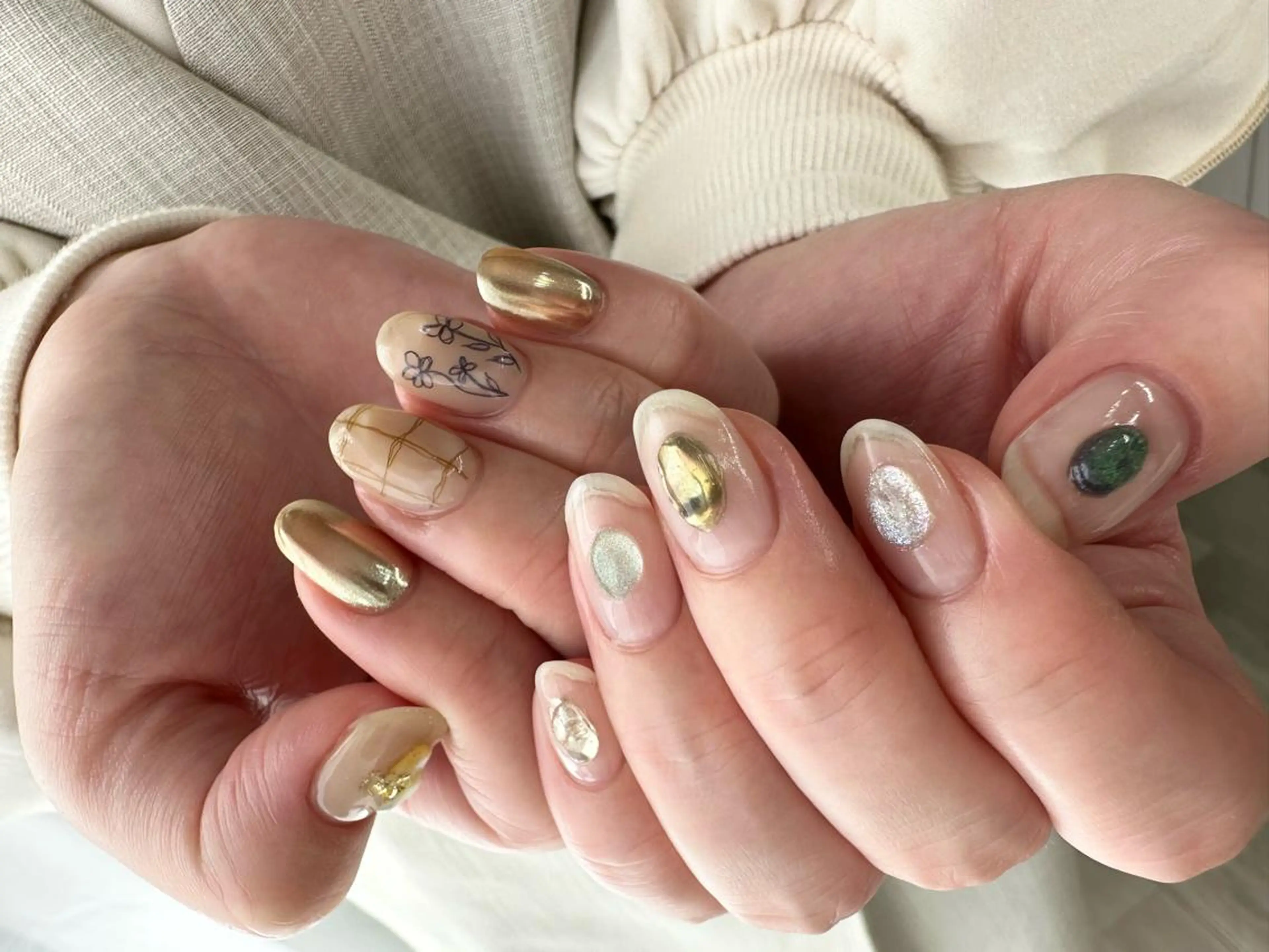 ネイル ハンドネイル nail salon etoleのネイルデザイン