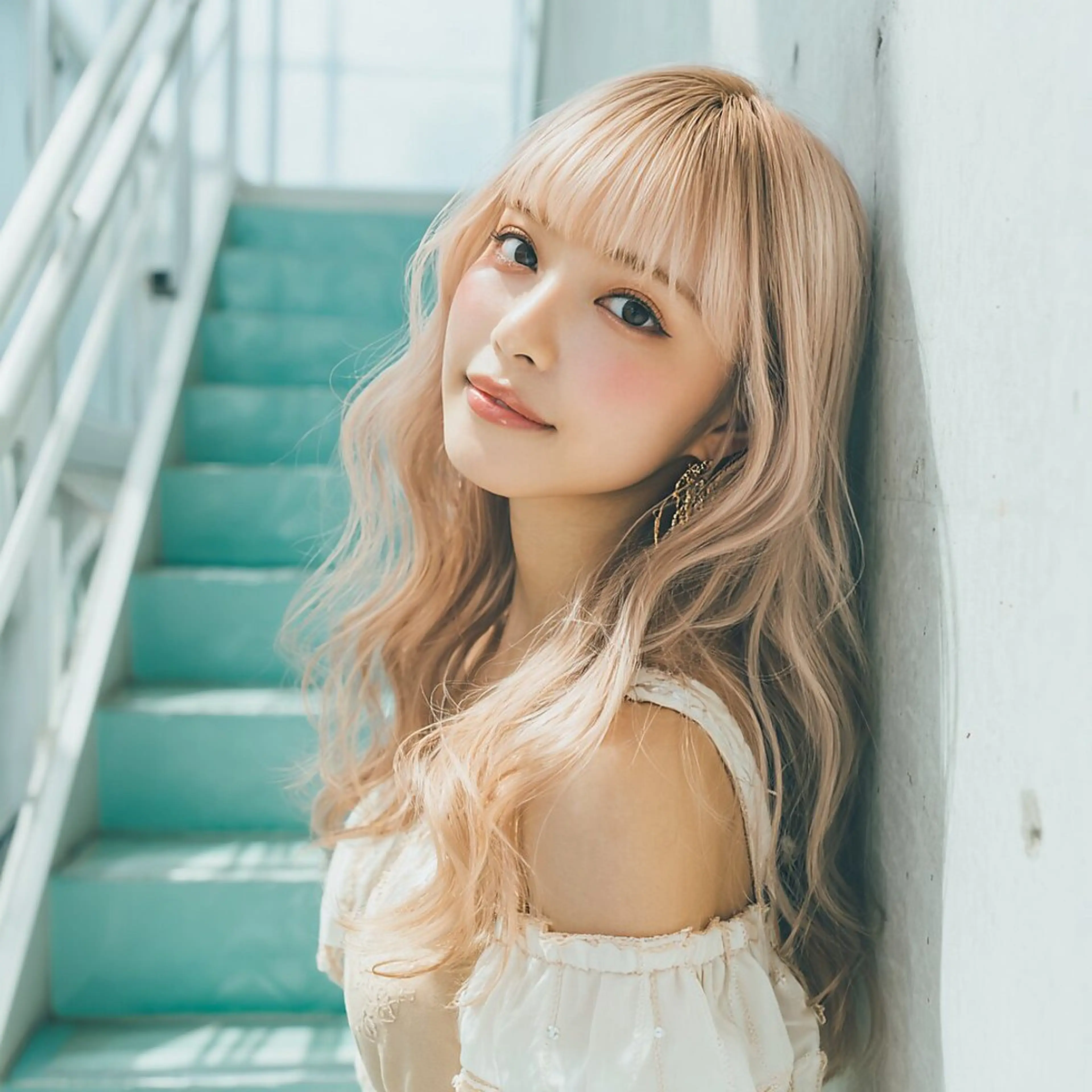 ミディアム カラー ヘアカラー トリートメント 池袋/ダブルカラー GLADGE🩵のヘアスタイル