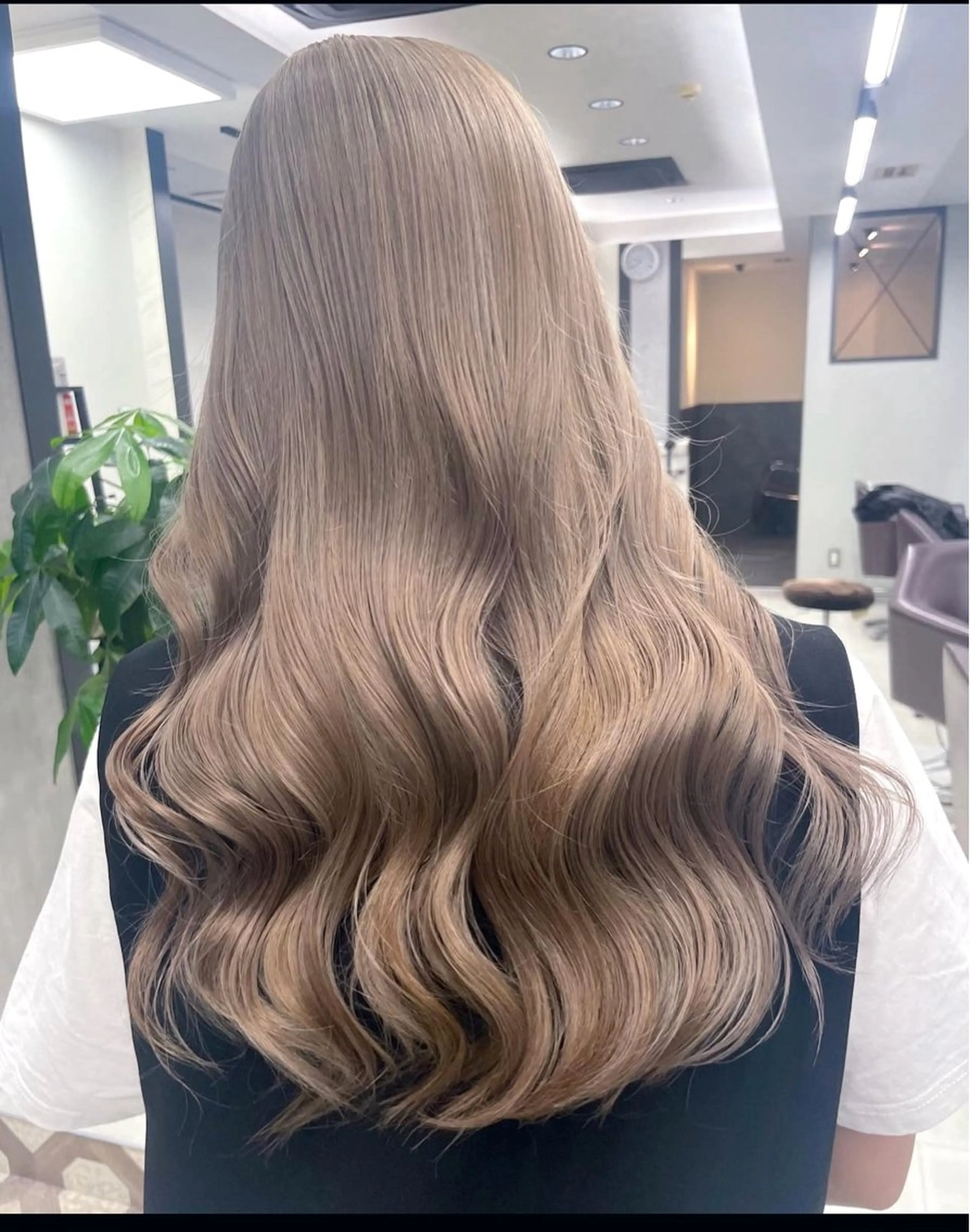 ロング カラー ヘアカラー トリートメント Miharu ྀིのヘアスタイル
