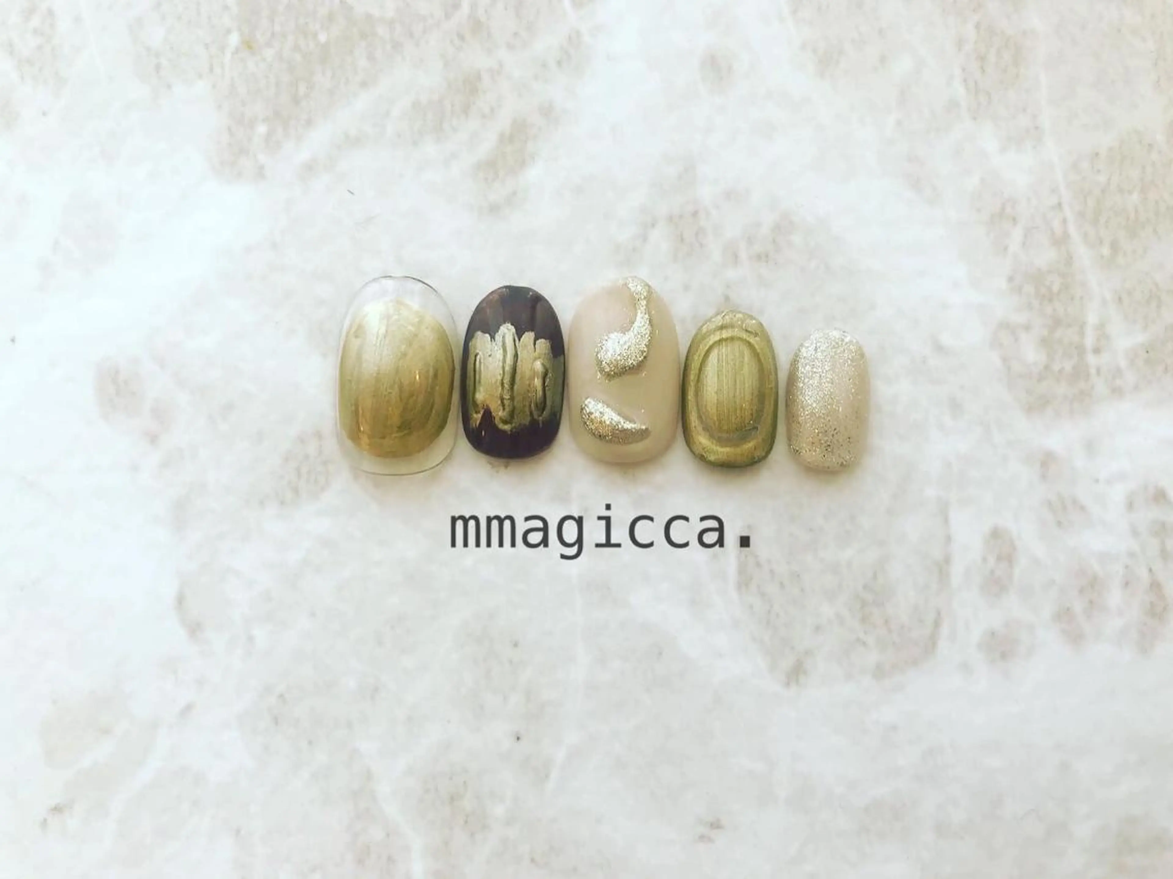 ネイル 成人式 ジェルネイル 卒業式 mmagicca. 【 まじか. 】のネイルデザイン