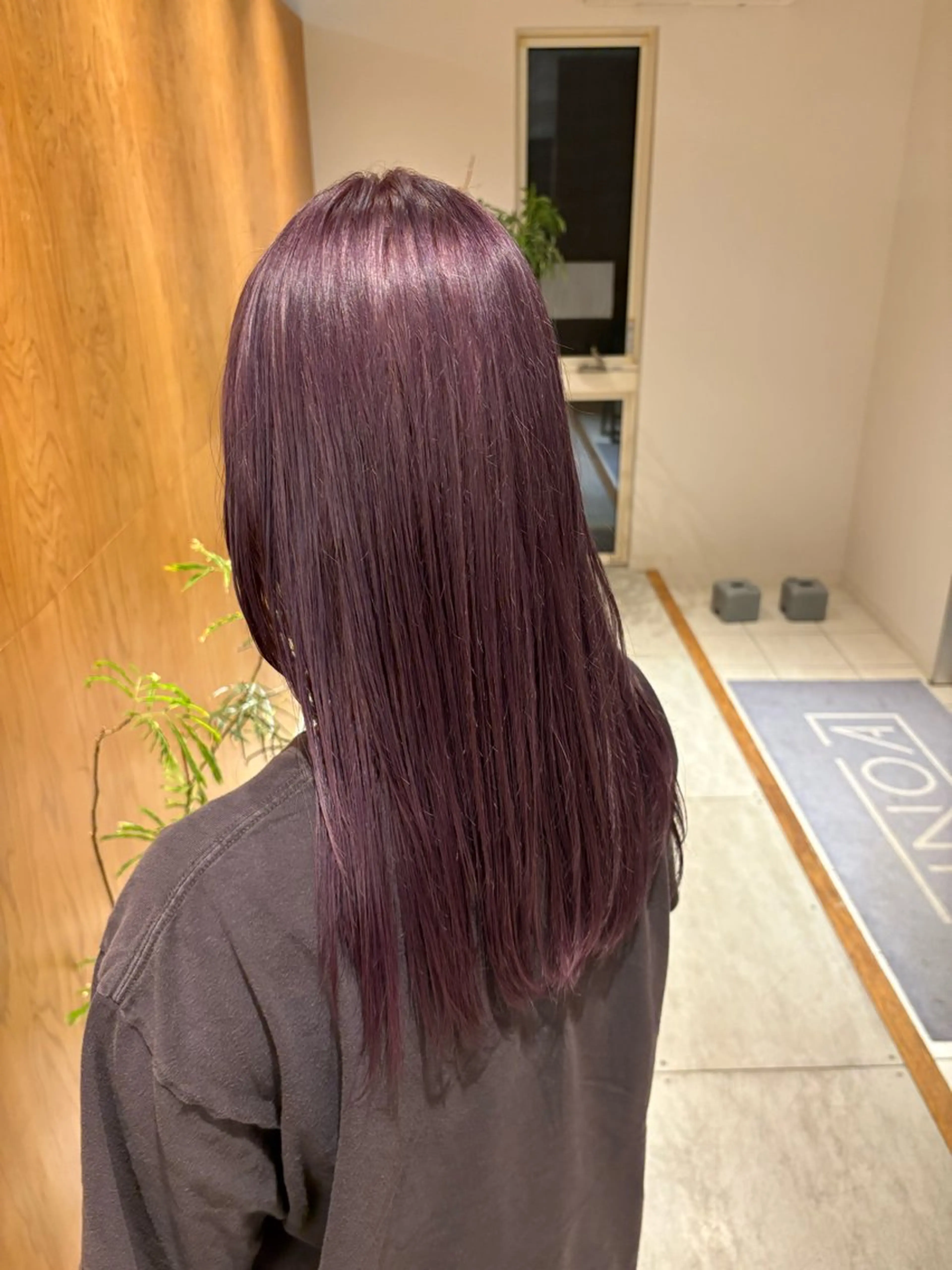 カラー ダブルカラー バイオレットカラー LINOA志賀亜優美 /モデル募集中のヘアスタイル