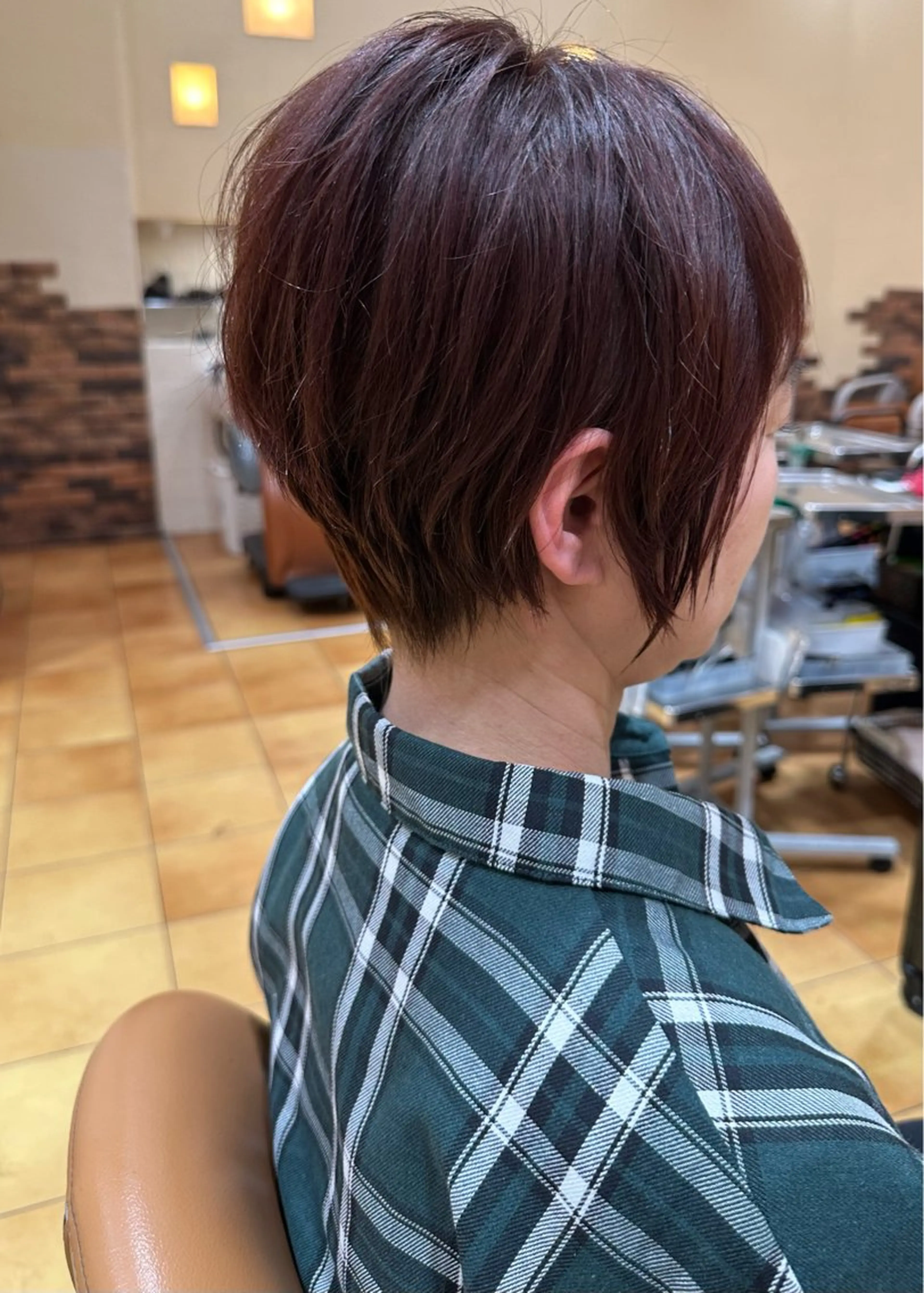 ショート カット パーマボブ/丸みボブ /くせ毛/とういのヘアスタイル