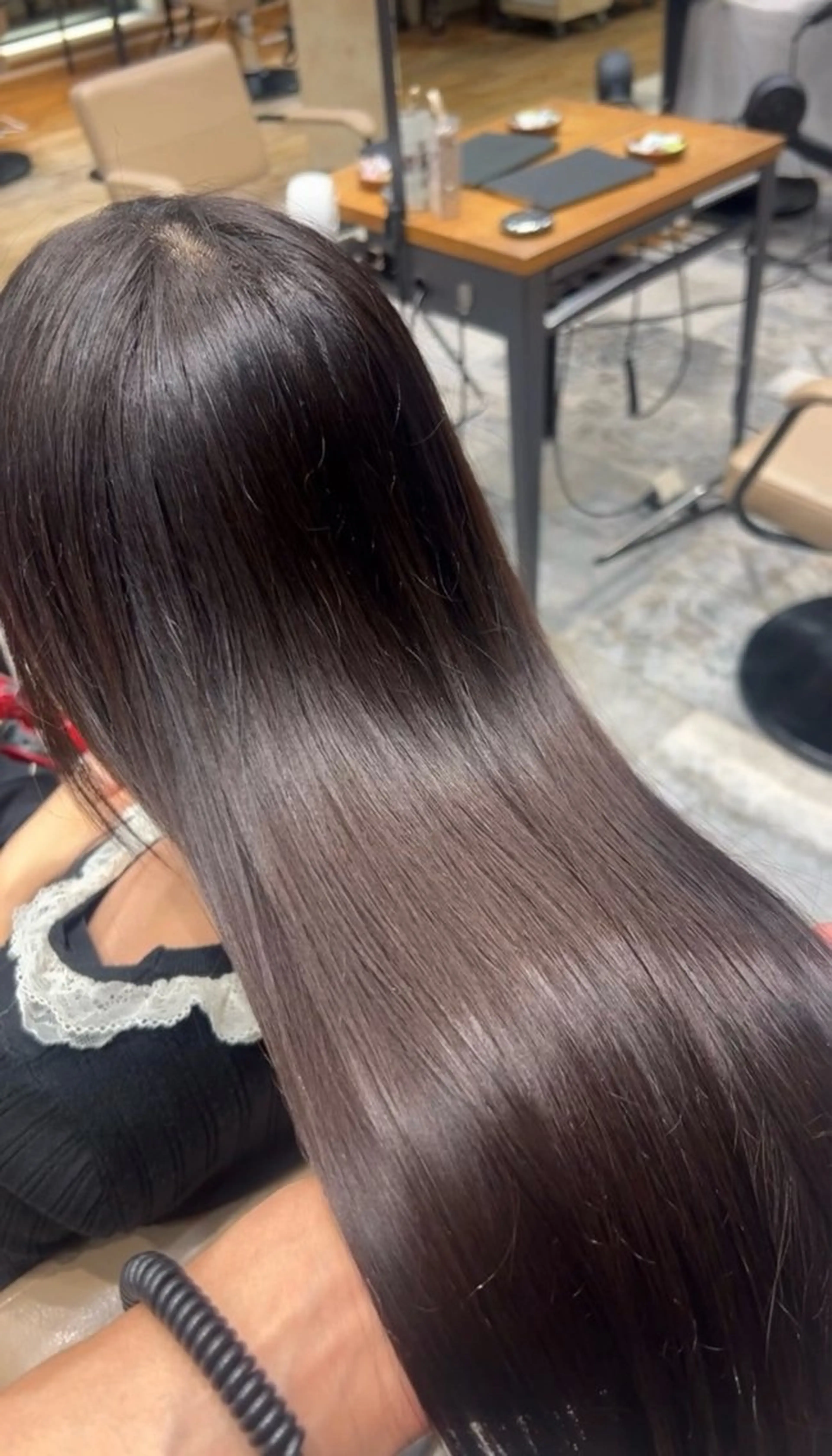 1ヶ月以内リピータ様限定!シャンプー+髪質補修トリートメント🌈+ショートヘッドスパ💆♀️の写真
