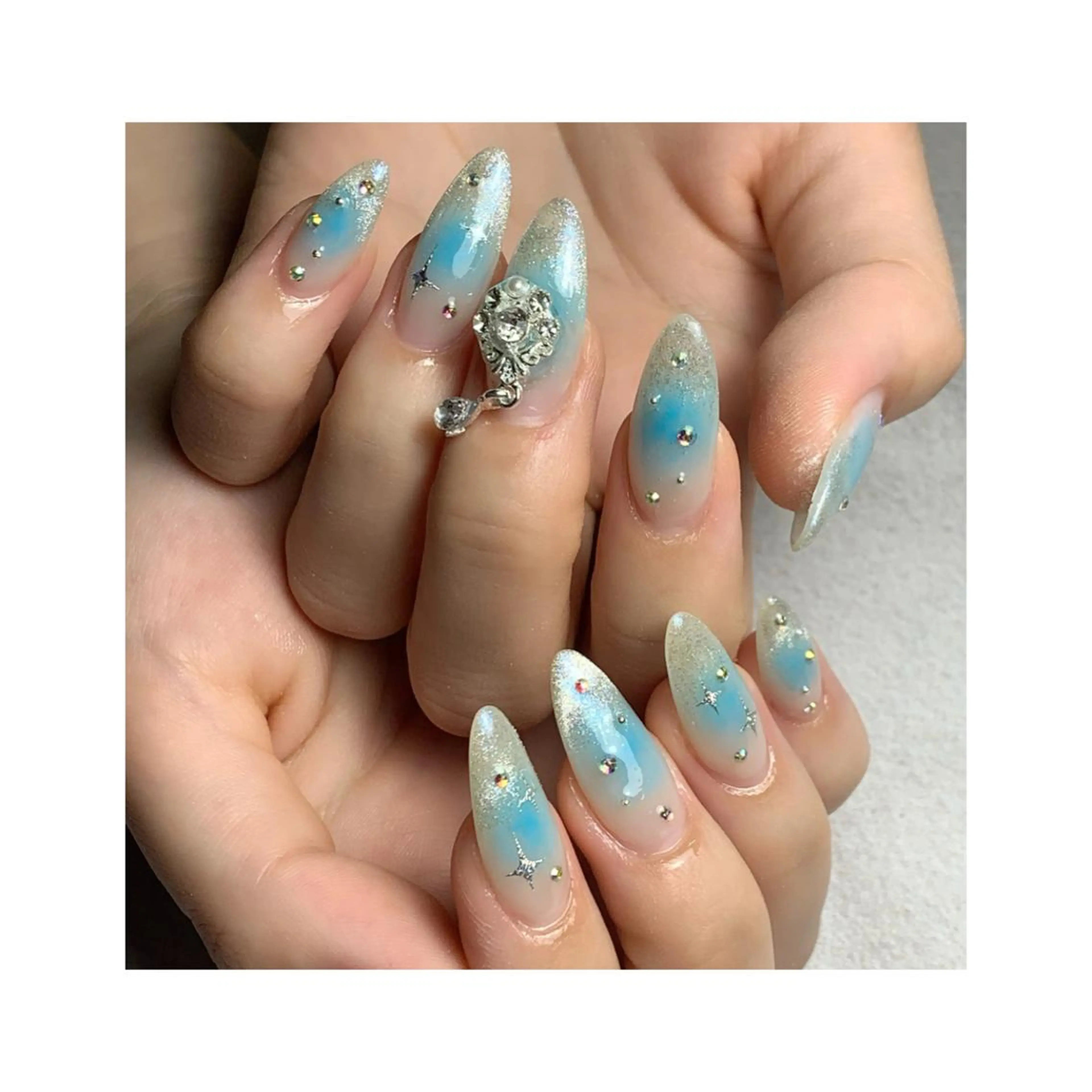 ロング ネイル ハンドネイル KARMA salonのネイルデザイン