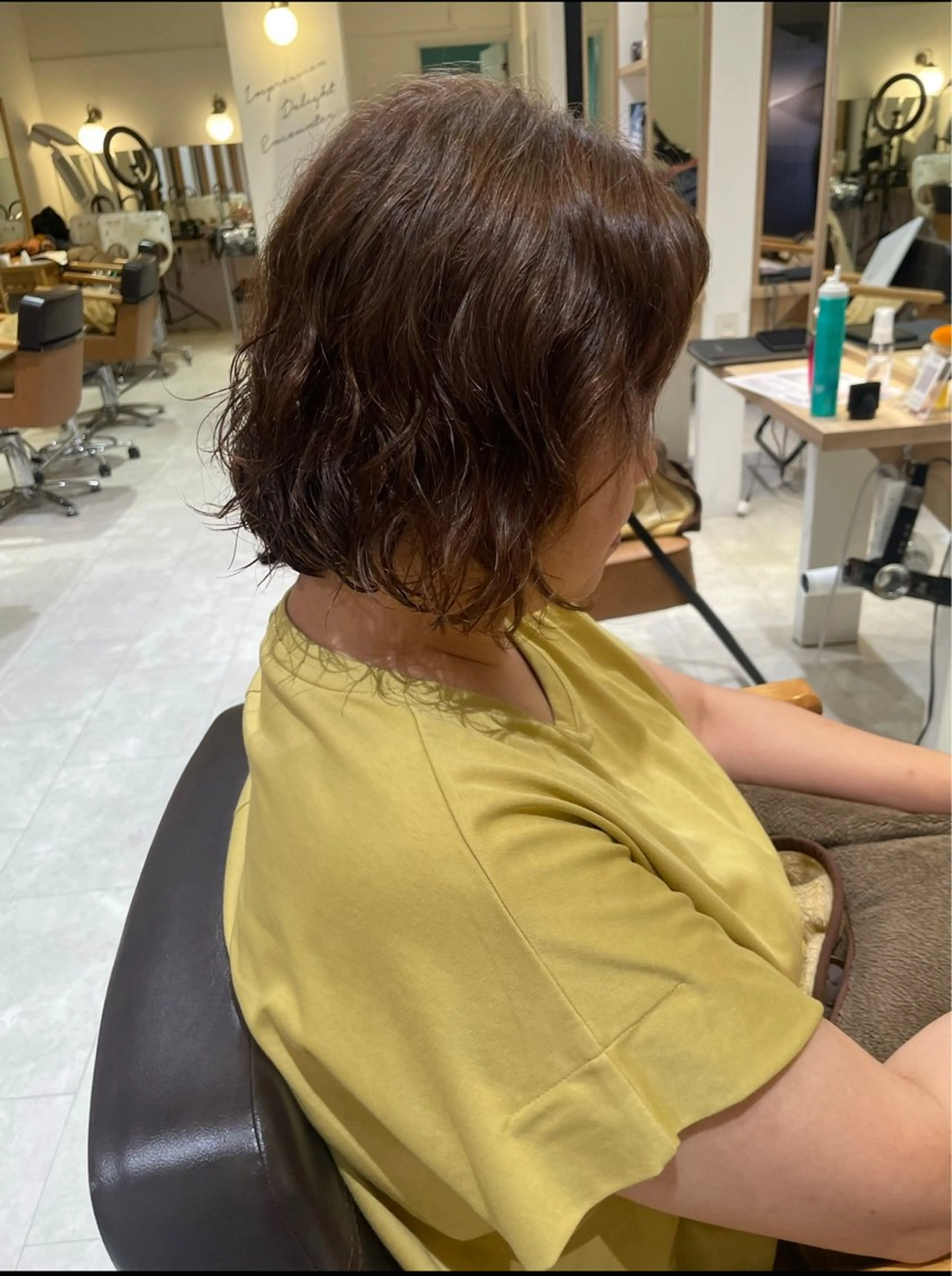 レディースカット＋パーマの写真