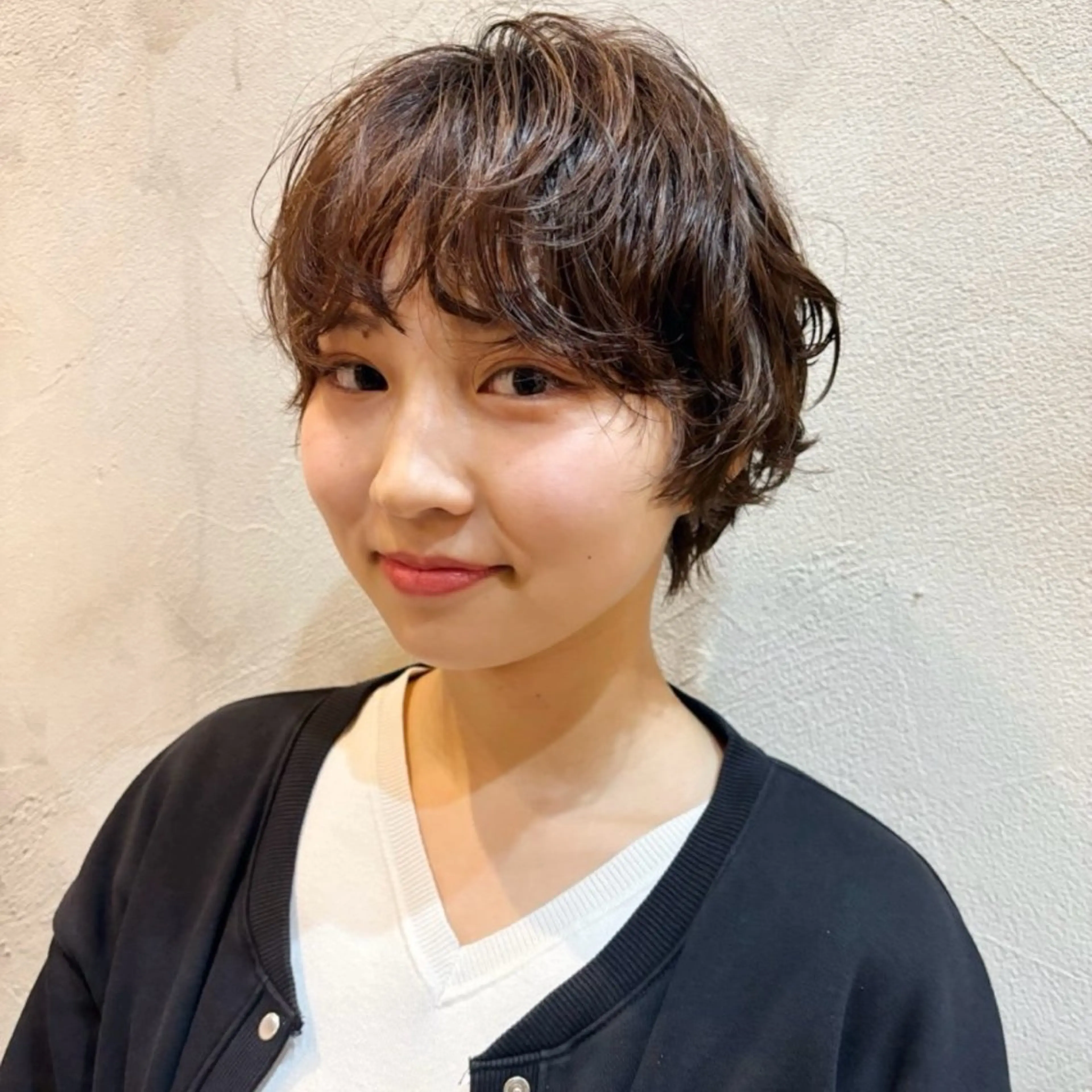 ミディアム パーマ powderhair_luminity所属・矢澤涼夏 モデル募集中のヘアスタイル