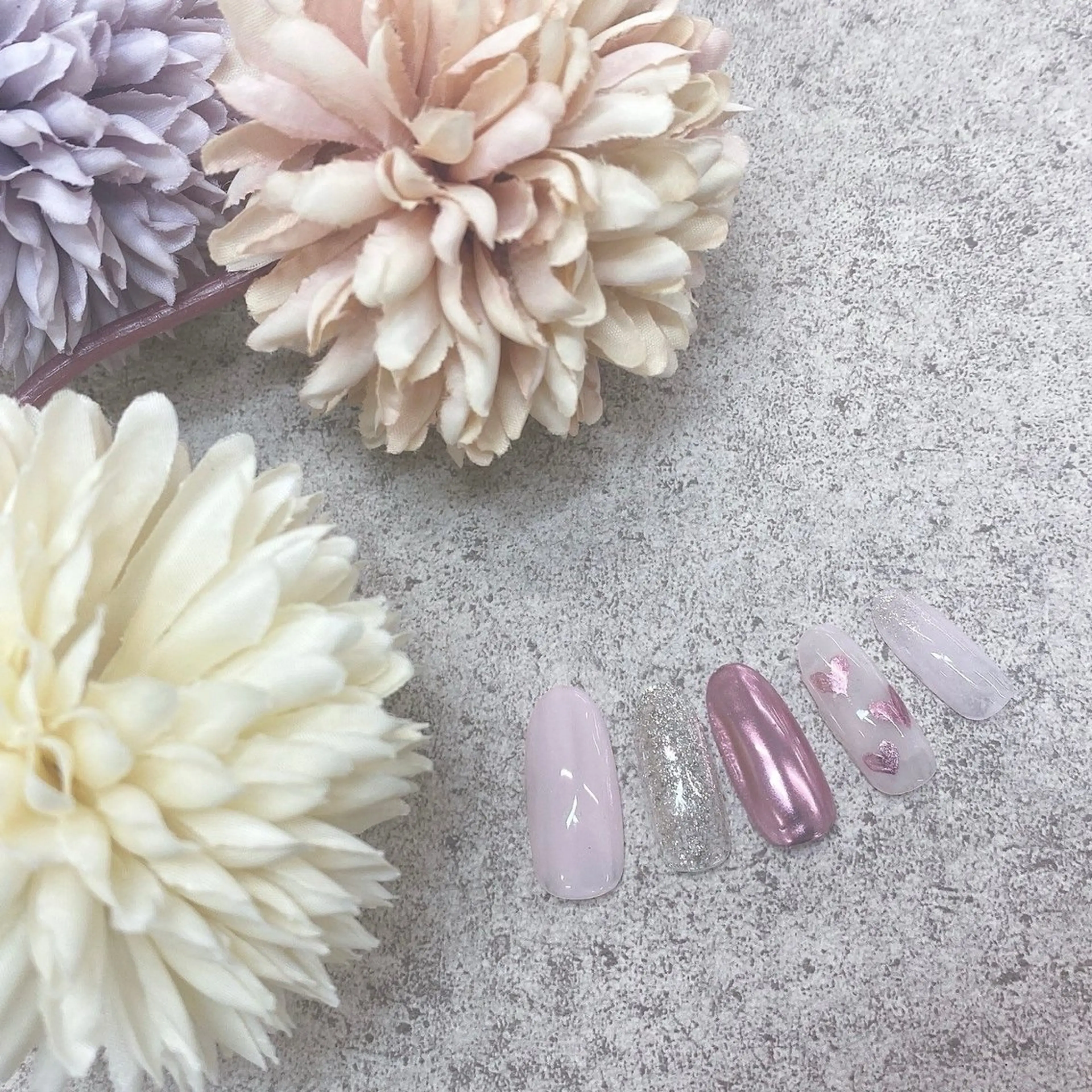 ネイル ⭐︎休業中の練習⭐︎ JNA認定講師髙橋のネイルデザイン