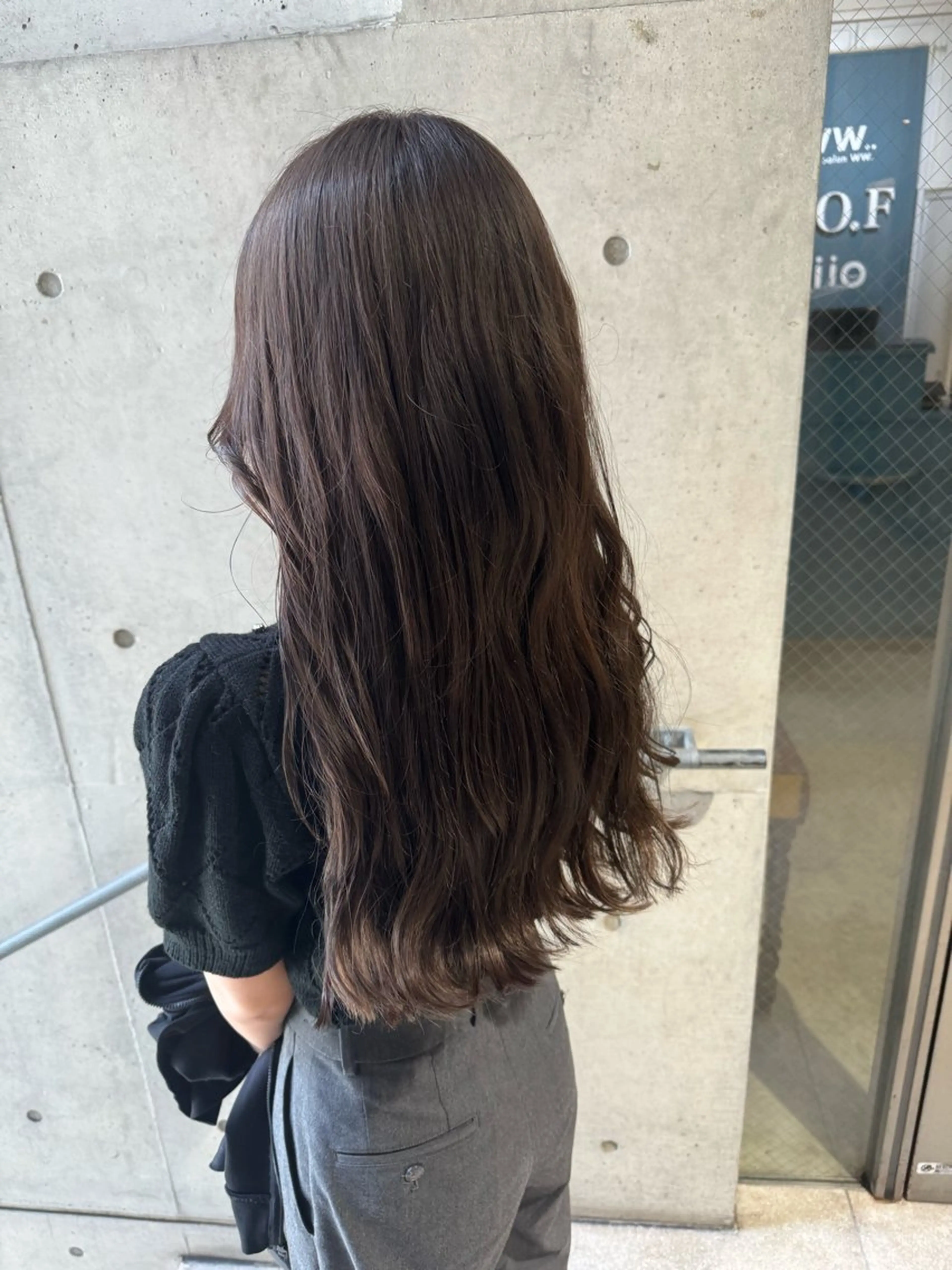ロング カラー クキノ ケイカのヘアスタイル